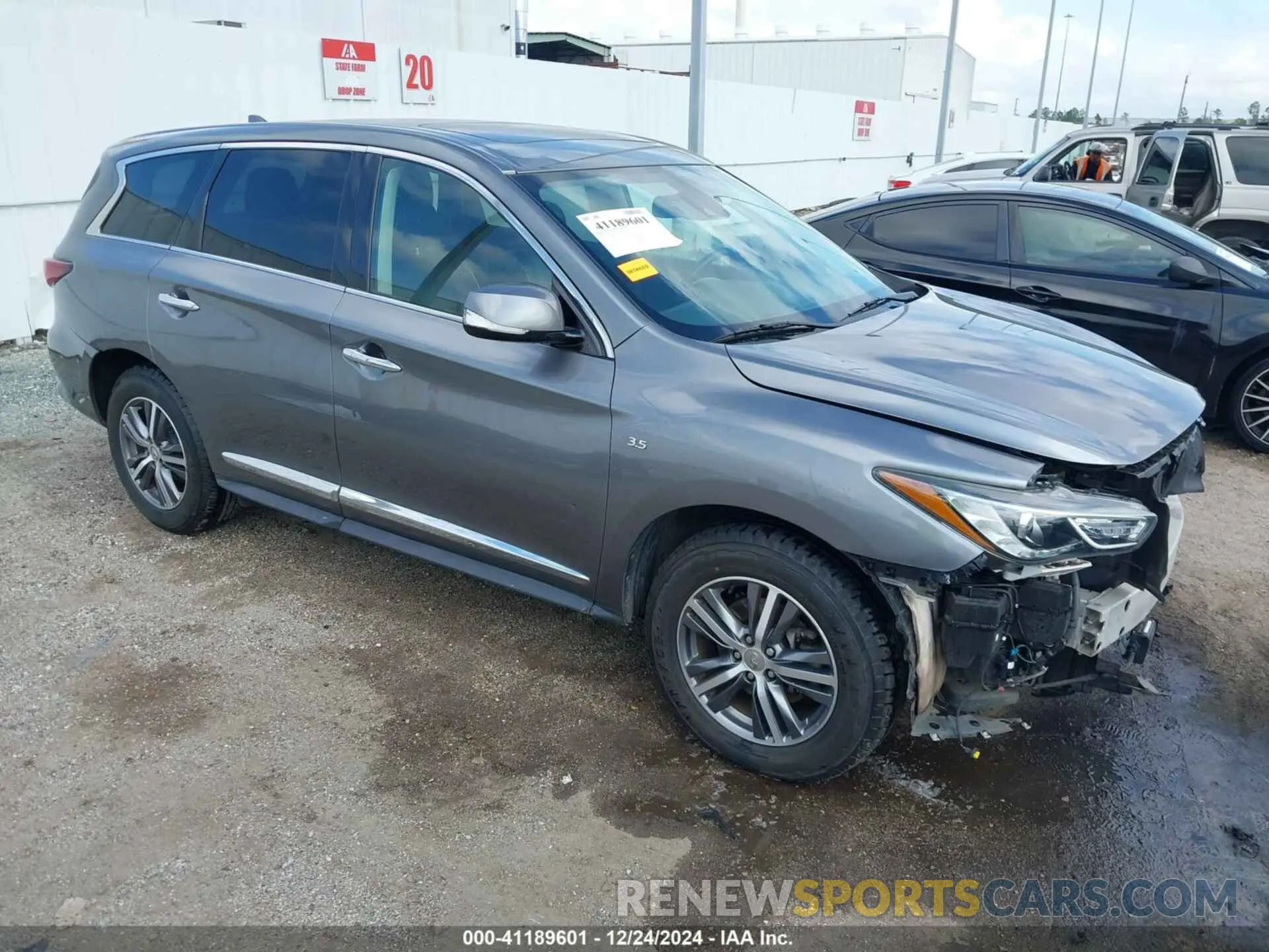 1 fotografías del automóvil dañado 5N1DL0MNXLC523376 INFINITI QX60 2020