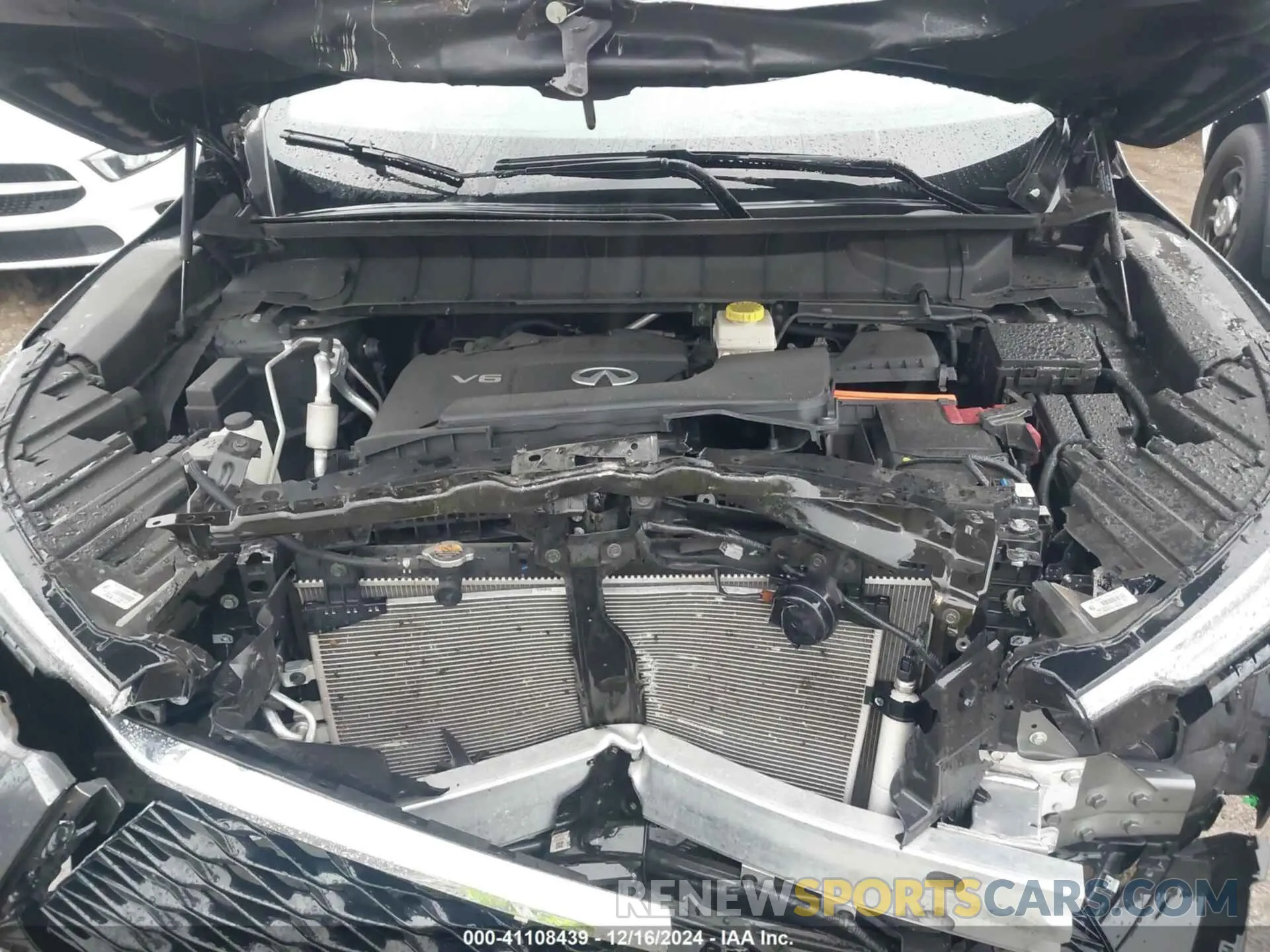 10 fotografías del automóvil dañado 5N1DL1ES3NC331083 INFINITI QX60 2022