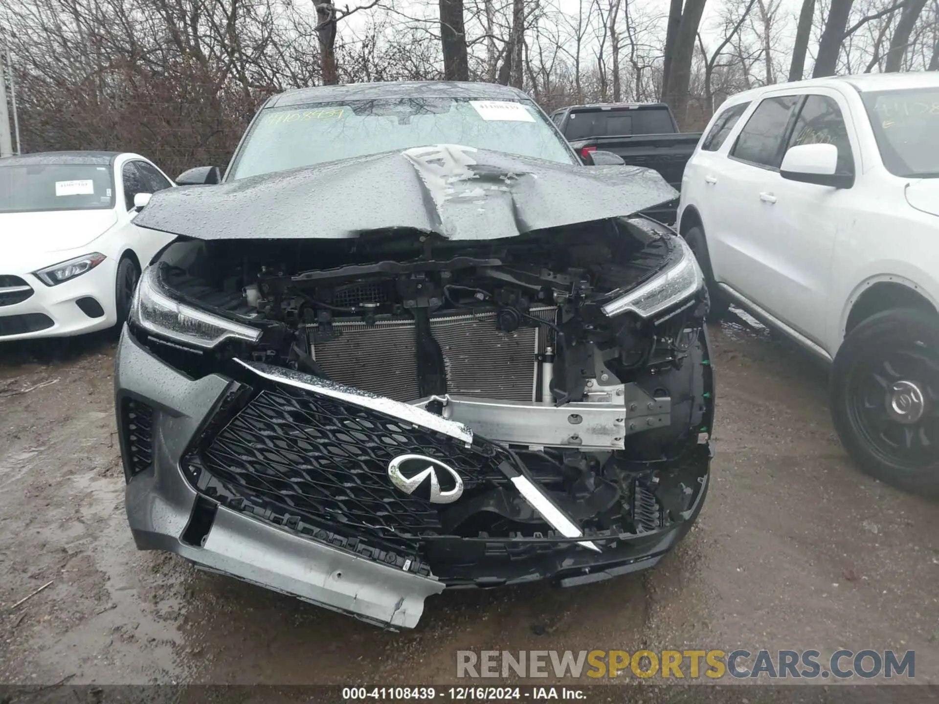 12 fotografías del automóvil dañado 5N1DL1ES3NC331083 INFINITI QX60 2022