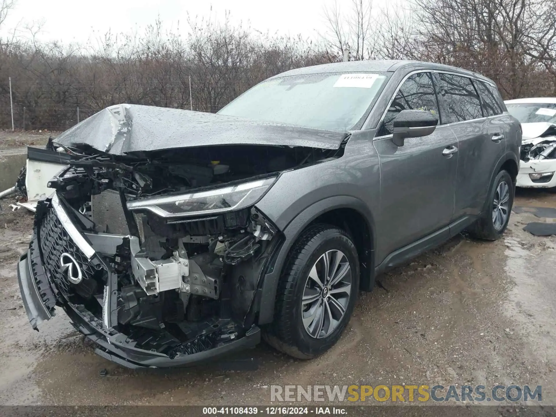 6 fotografías del automóvil dañado 5N1DL1ES3NC331083 INFINITI QX60 2022