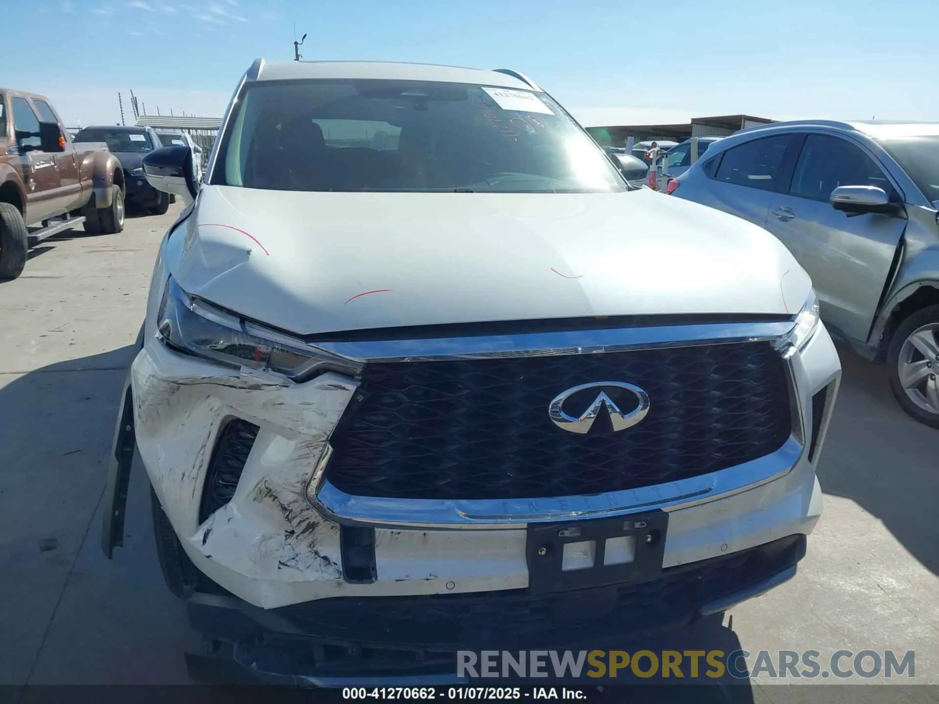 6 fotografías del automóvil dañado 5N1DL1FR1NC337198 INFINITI QX60 2022