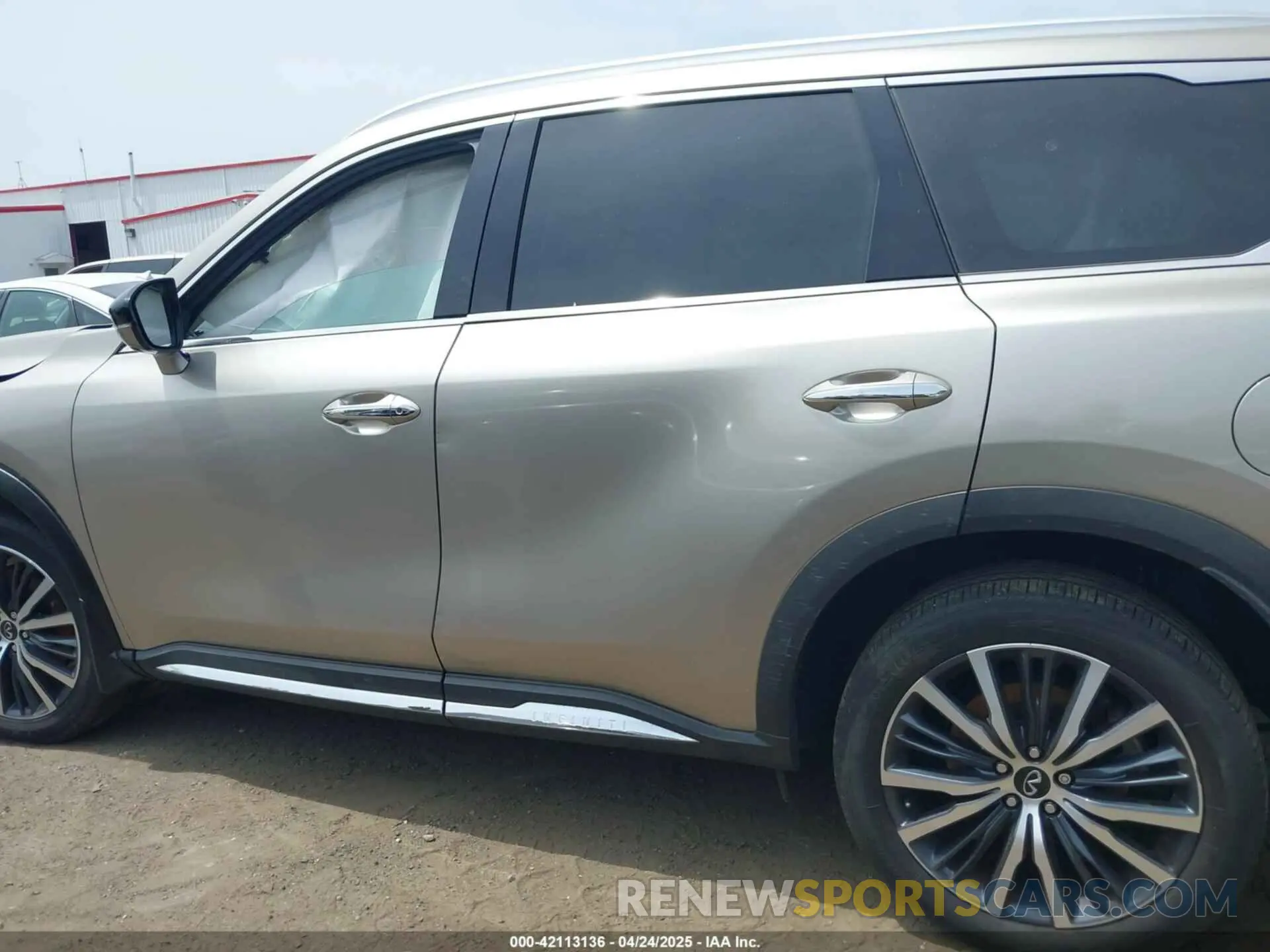 14 fotografías del automóvil dañado 5N1DL1GS7NC342925 INFINITI QX60 2022