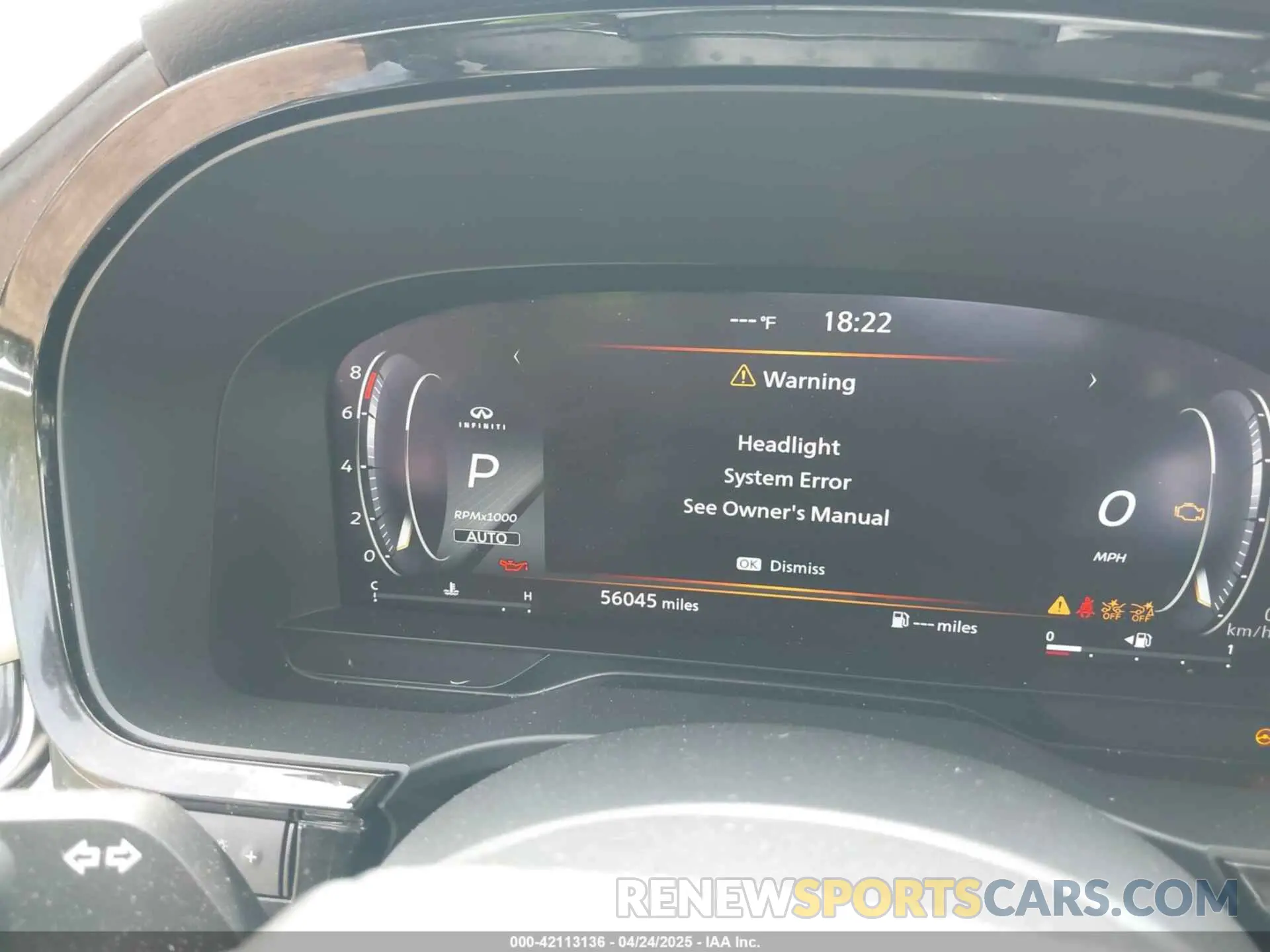 15 fotografías del automóvil dañado 5N1DL1GS7NC342925 INFINITI QX60 2022