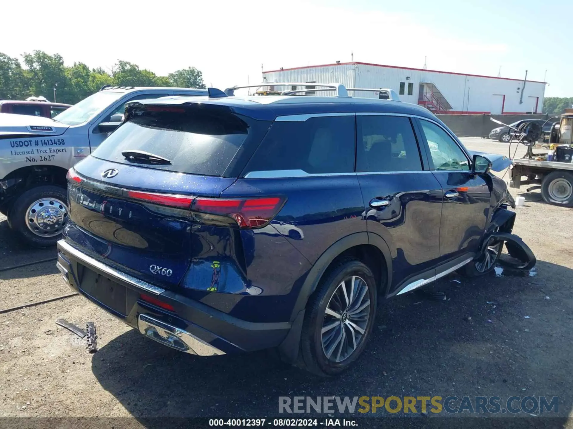 4 fotografías del automóvil dañado 5N1DL1GSXNC335760 INFINITI QX60 2022