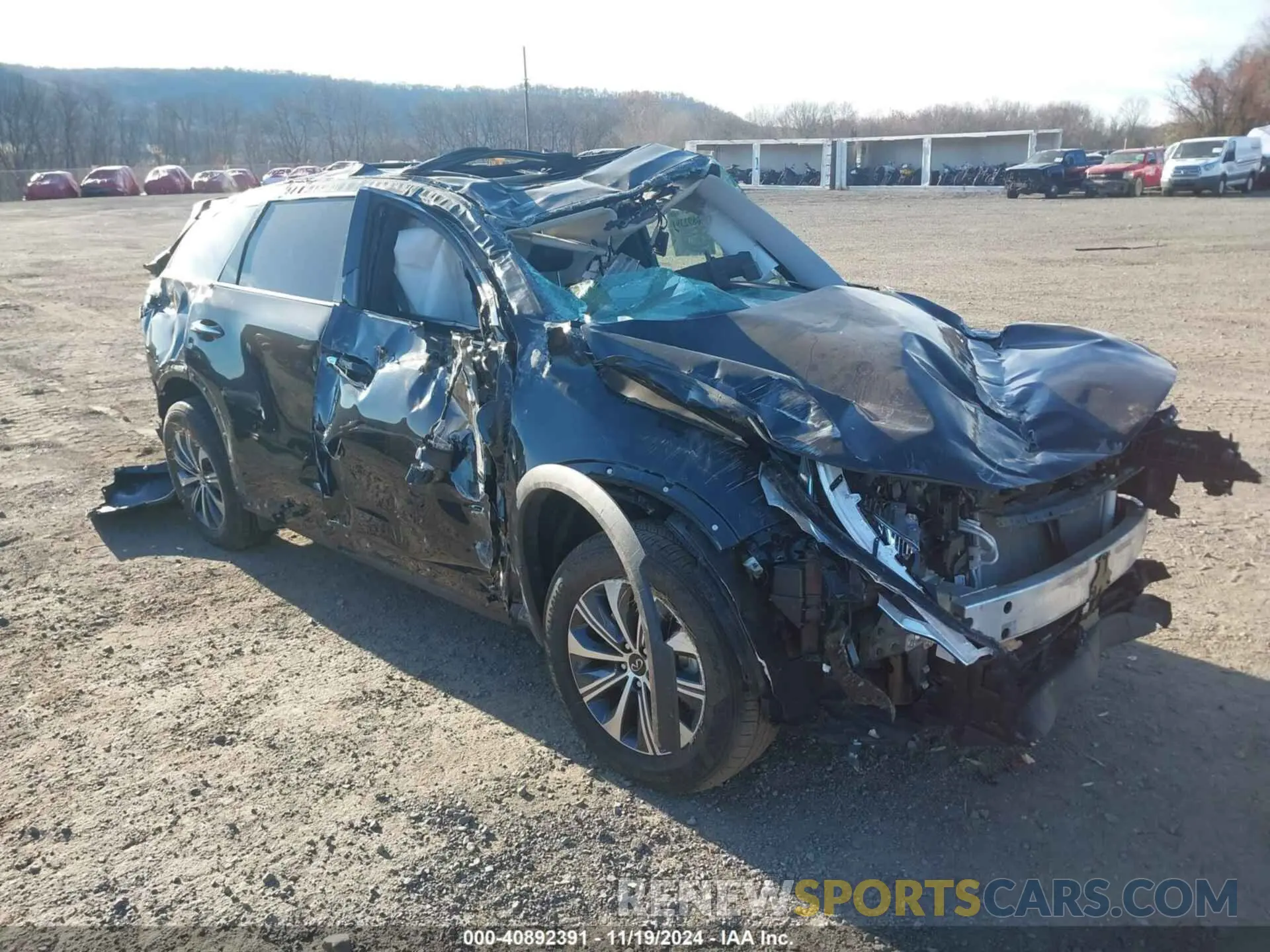 1 fotografías del automóvil dañado 5N1DL1ES7PC375848 INFINITI QX60 2023