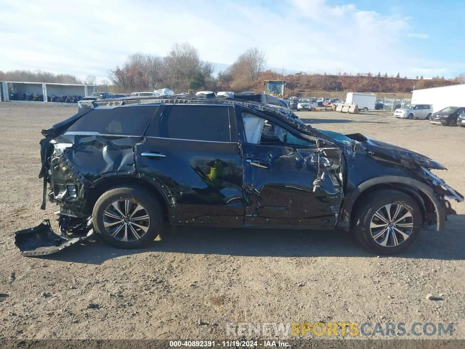 12 fotografías del automóvil dañado 5N1DL1ES7PC375848 INFINITI QX60 2023