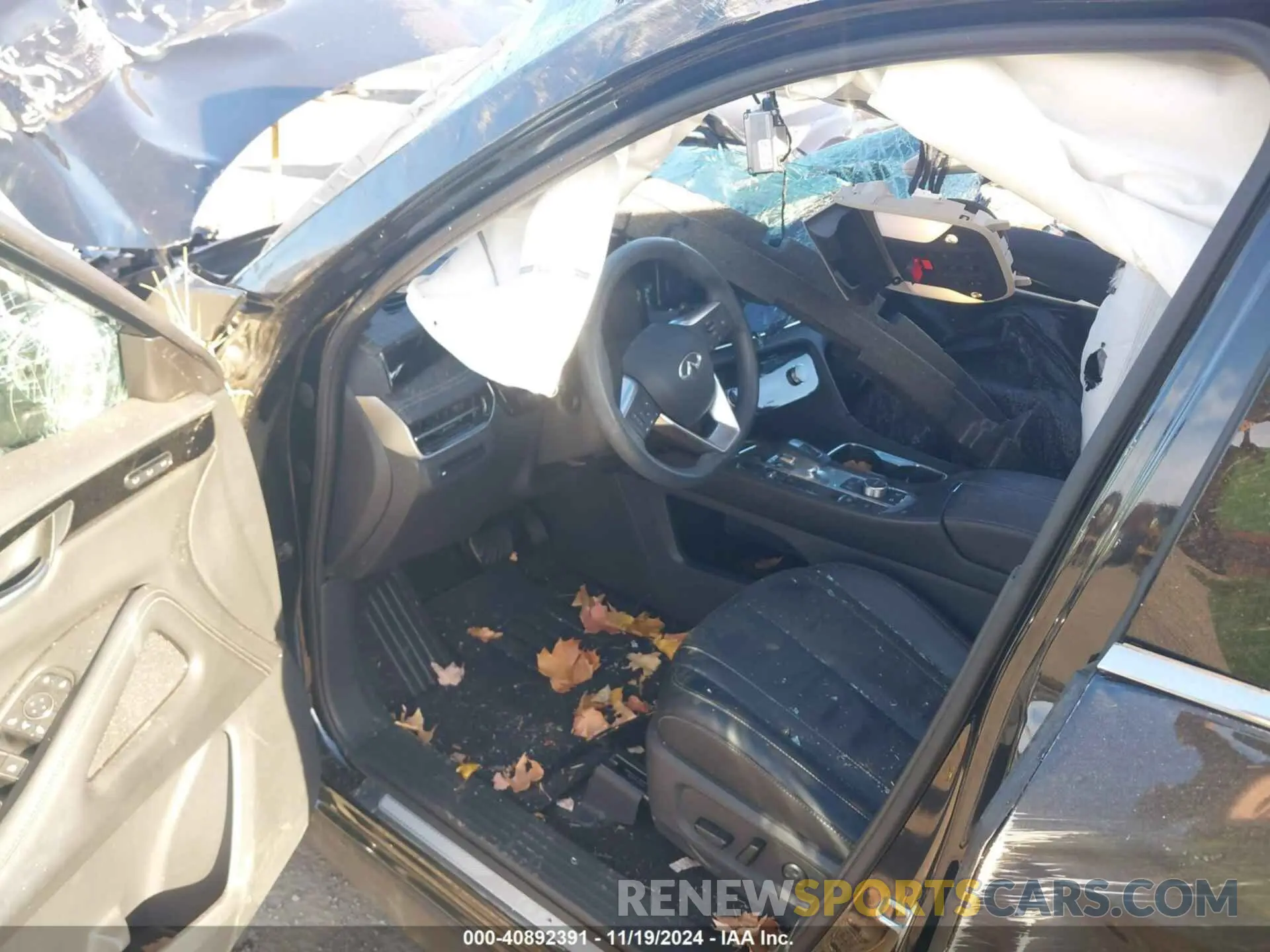 5 fotografías del automóvil dañado 5N1DL1ES7PC375848 INFINITI QX60 2023