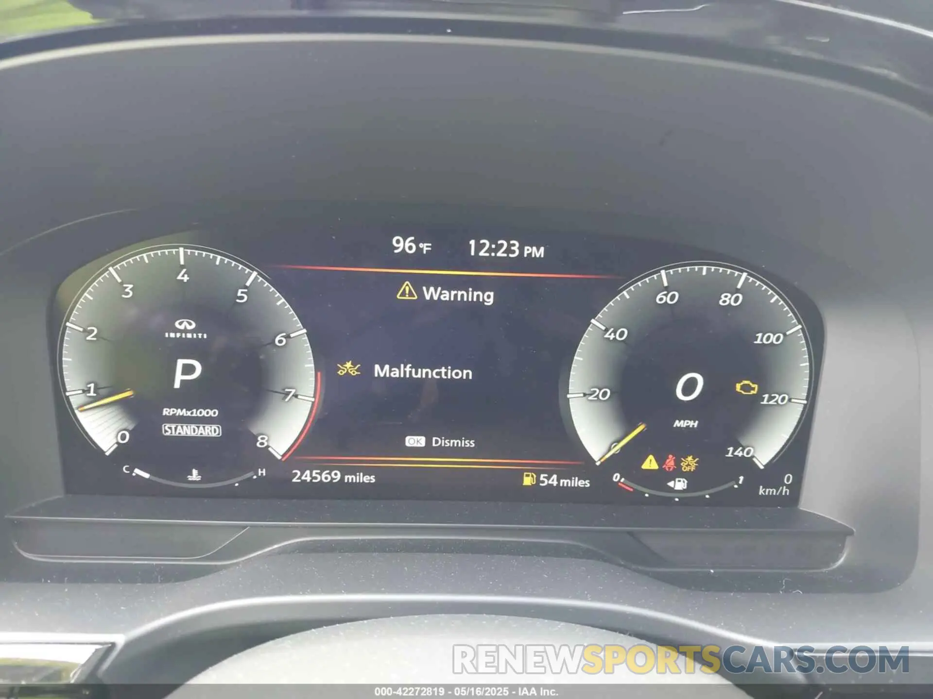 7 fotografías del automóvil dañado 5N1DL1FR8PC354793 INFINITI QX60 2023