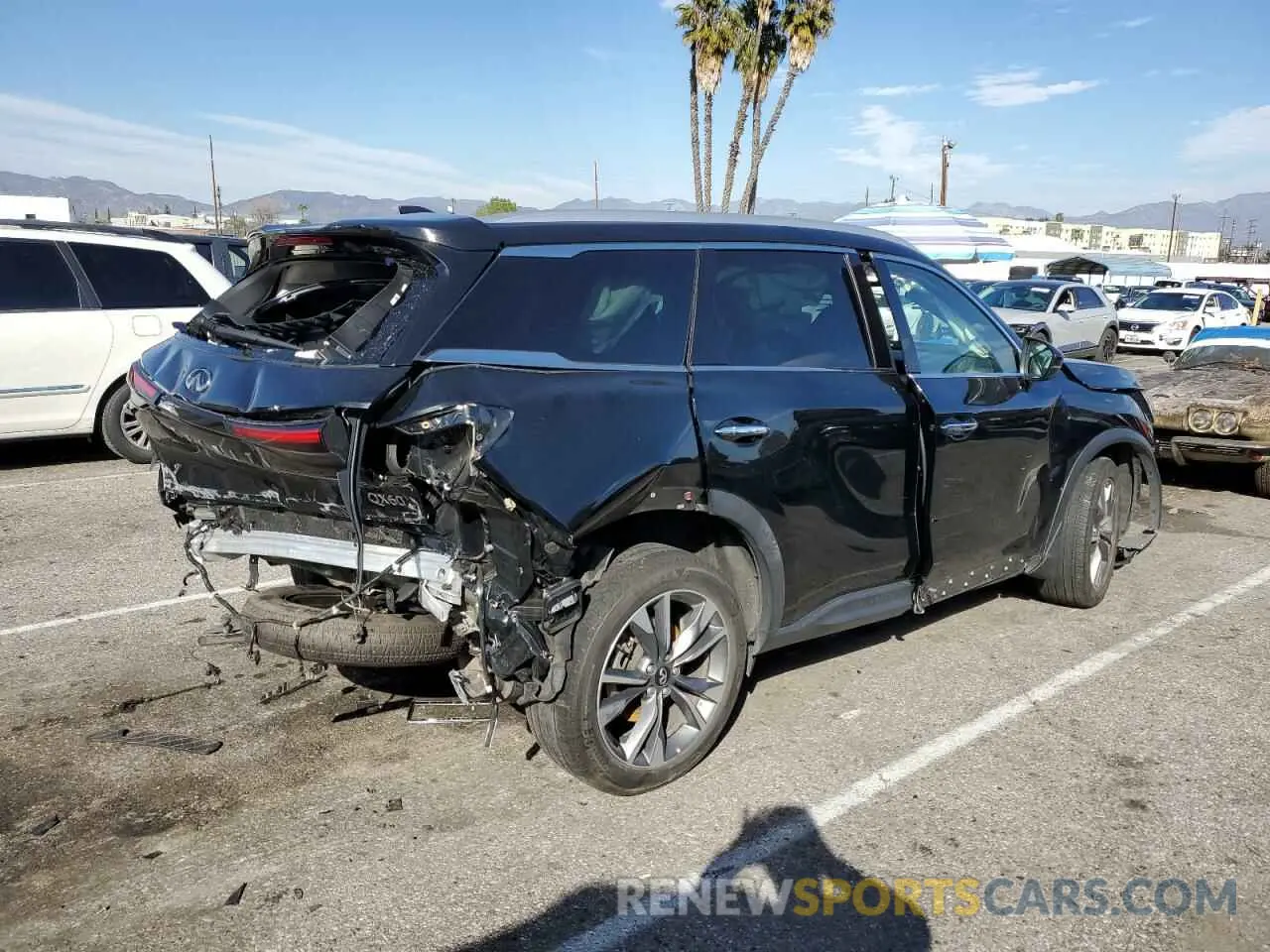 3 fotografías del automóvil dañado 5N1DL1FRXPC364094 INFINITI QX60 2023