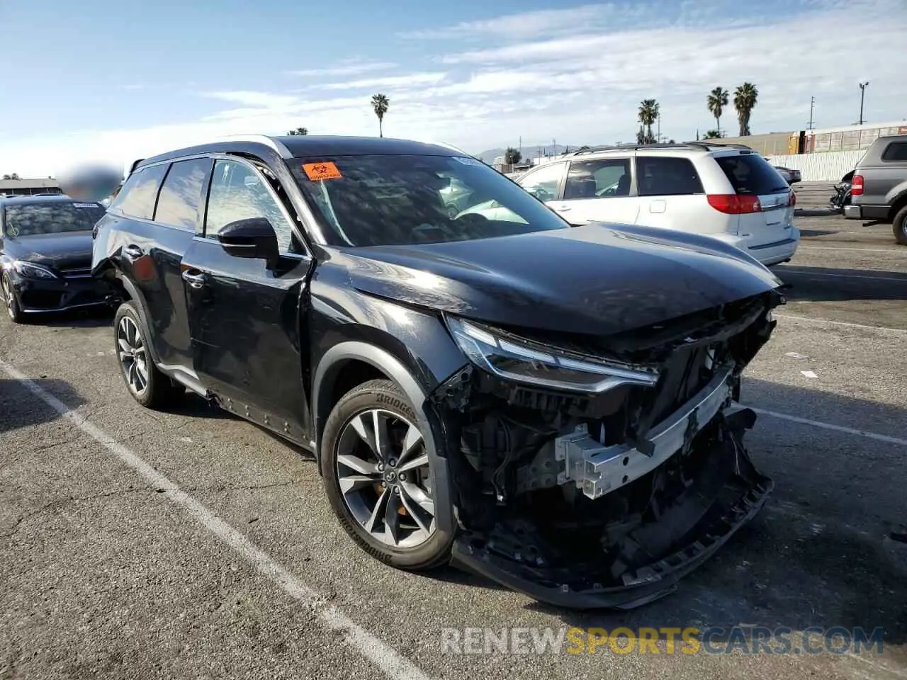 4 fotografías del automóvil dañado 5N1DL1FRXPC364094 INFINITI QX60 2023