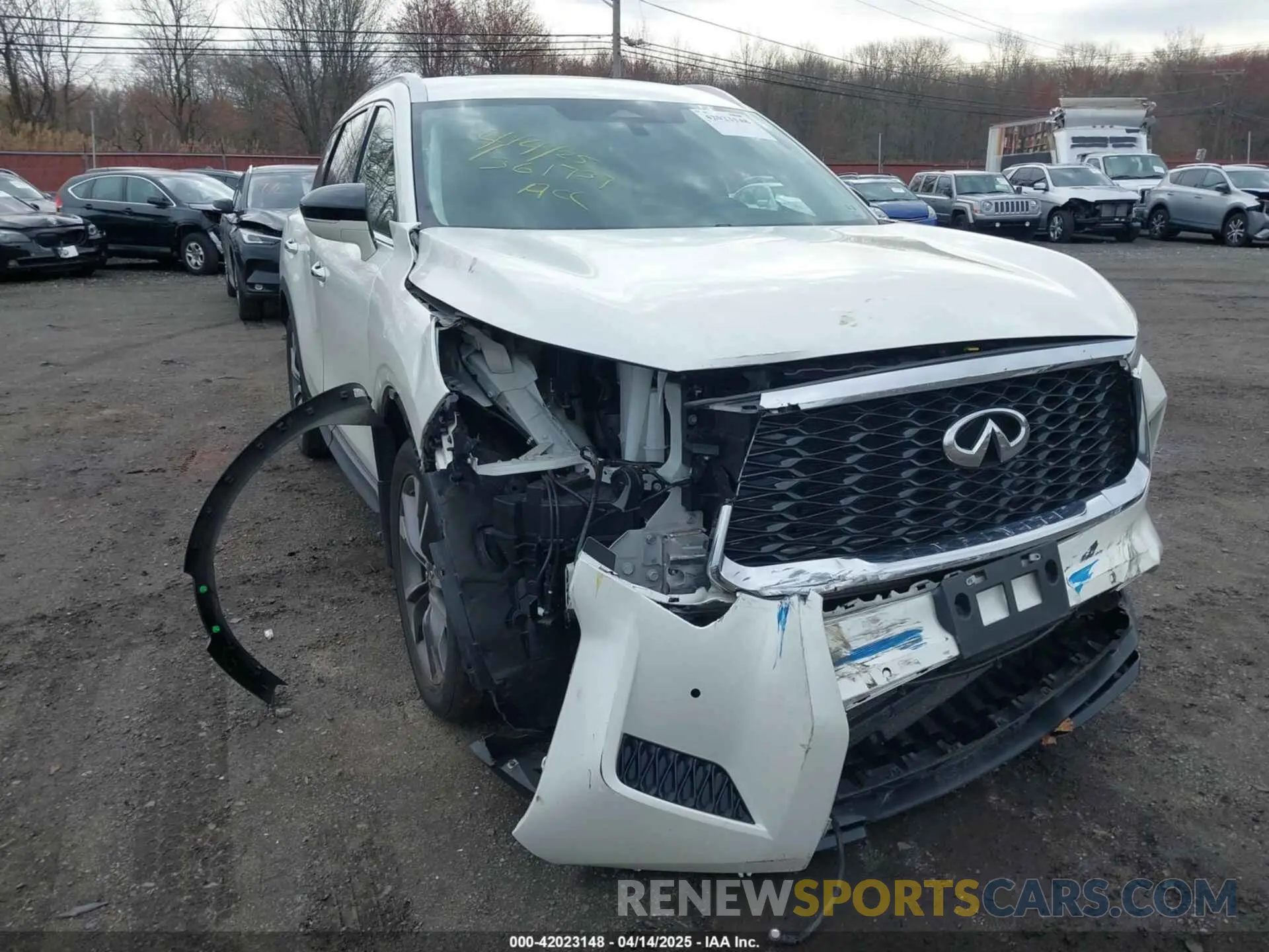 17 fotografías del automóvil dañado 5N1DL1FS1PC351883 INFINITI QX60 2023