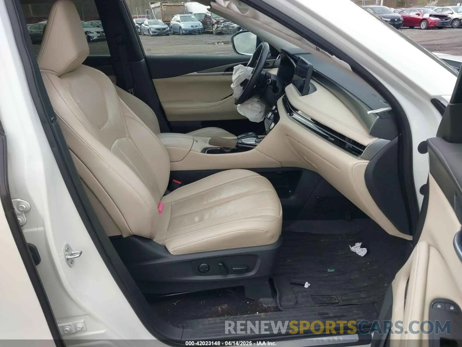 5 fotografías del automóvil dañado 5N1DL1FS1PC351883 INFINITI QX60 2023