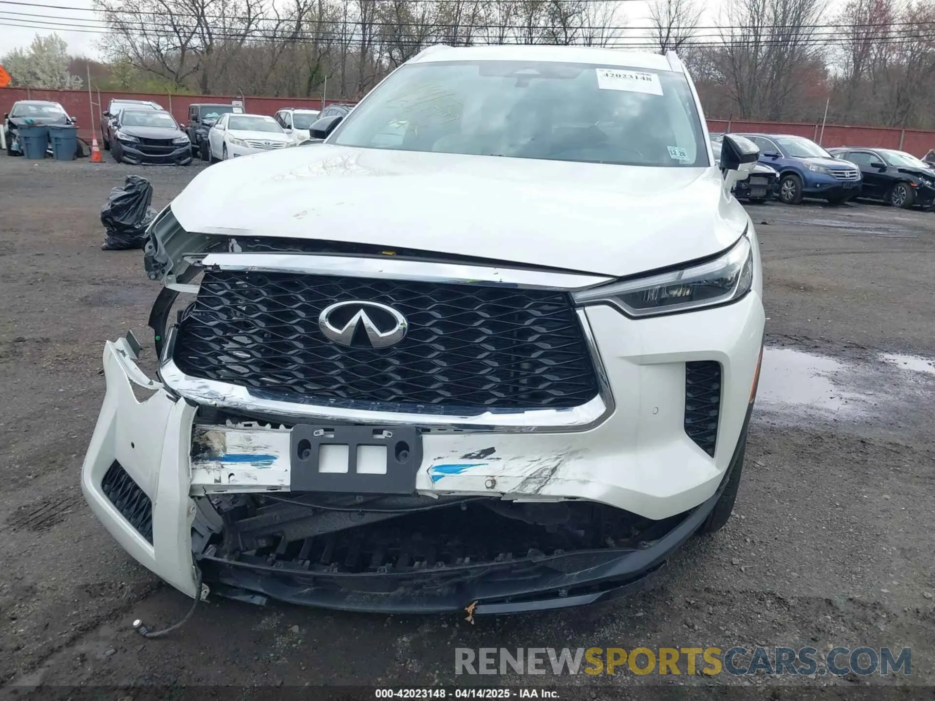 6 fotografías del automóvil dañado 5N1DL1FS1PC351883 INFINITI QX60 2023