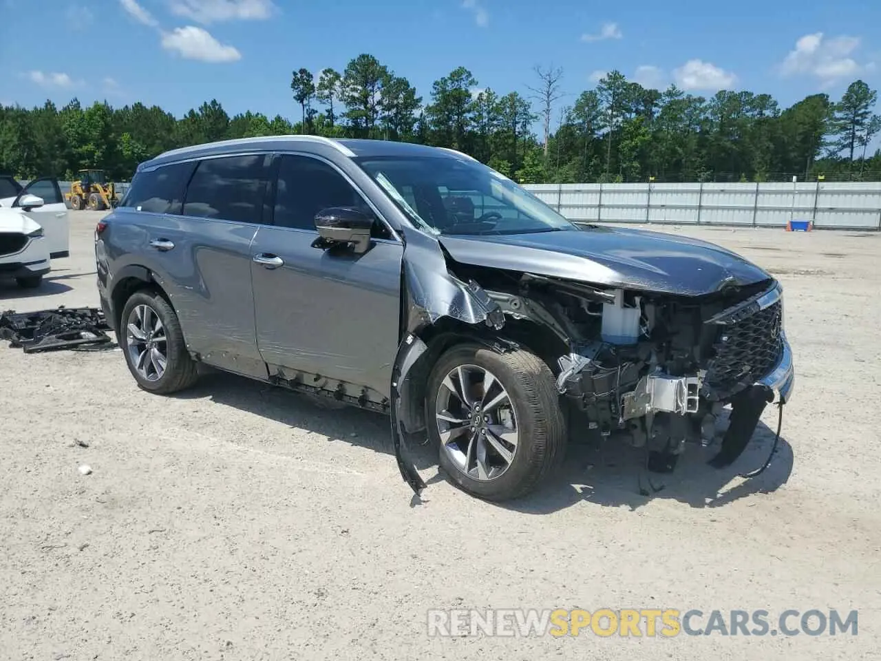 4 fotografías del automóvil dañado 5N1DL1FS1PC361586 INFINITI QX60 2023