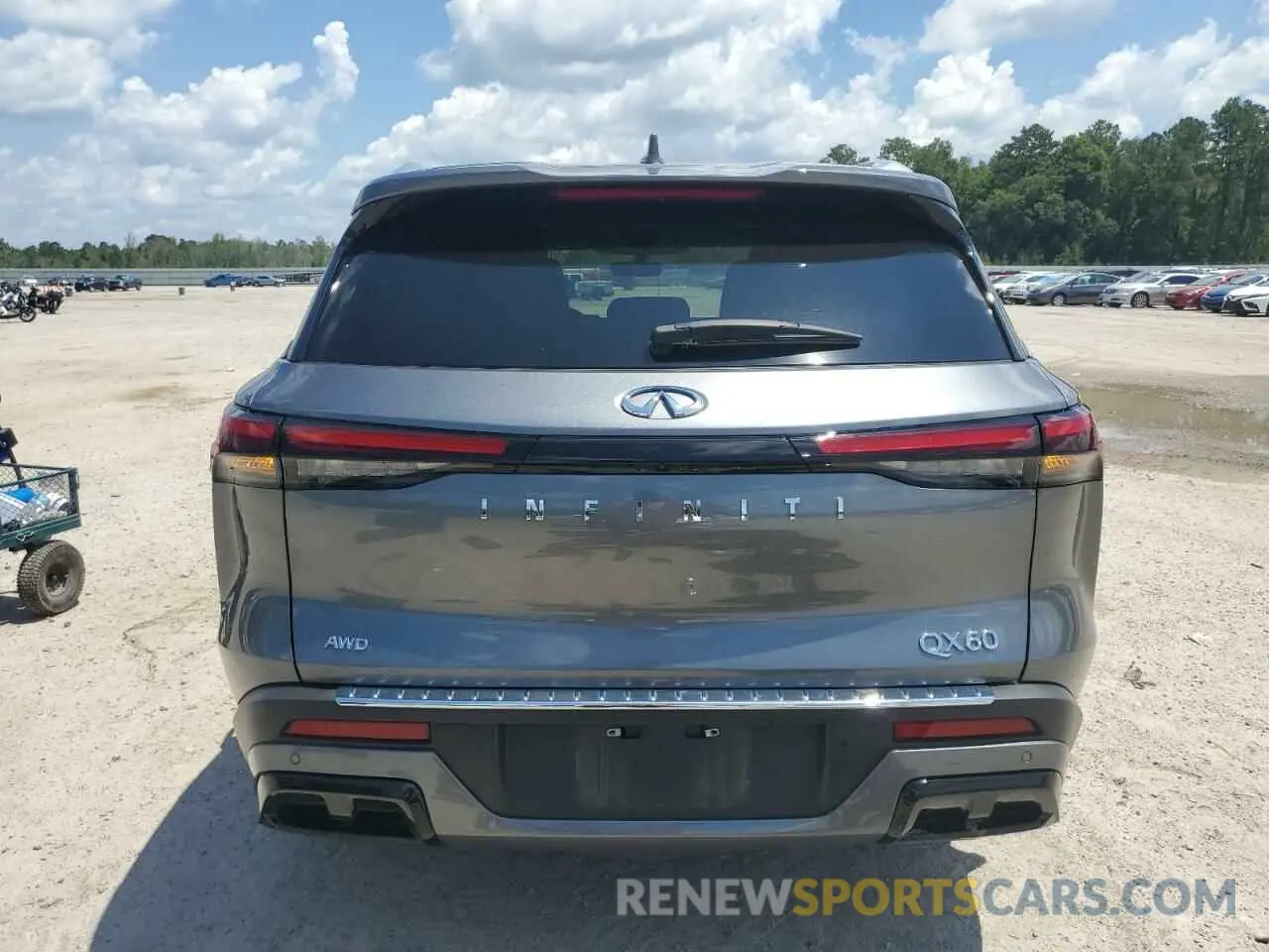 6 fotografías del automóvil dañado 5N1DL1FS1PC361586 INFINITI QX60 2023