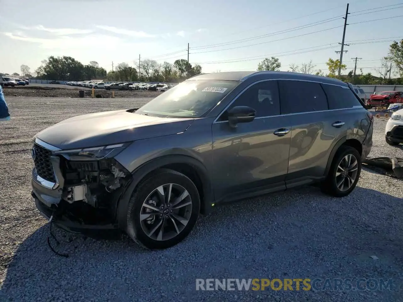 1 fotografías del automóvil dañado 5N1DL1FS3PC362013 INFINITI QX60 2023