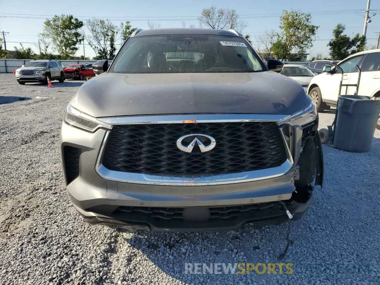 5 fotografías del automóvil dañado 5N1DL1FS3PC362013 INFINITI QX60 2023