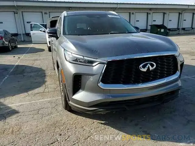 11 fotografías del automóvil dañado 5N1DL1FS5PC354947 INFINITI QX60 2023