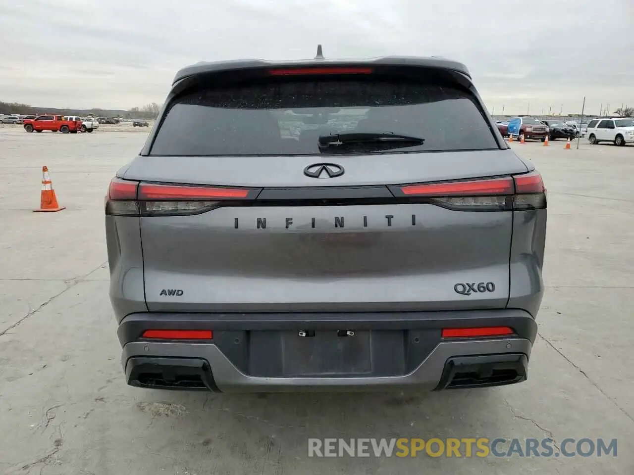 6 fotografías del automóvil dañado 5N1DL1FS6PC355279 INFINITI QX60 2023