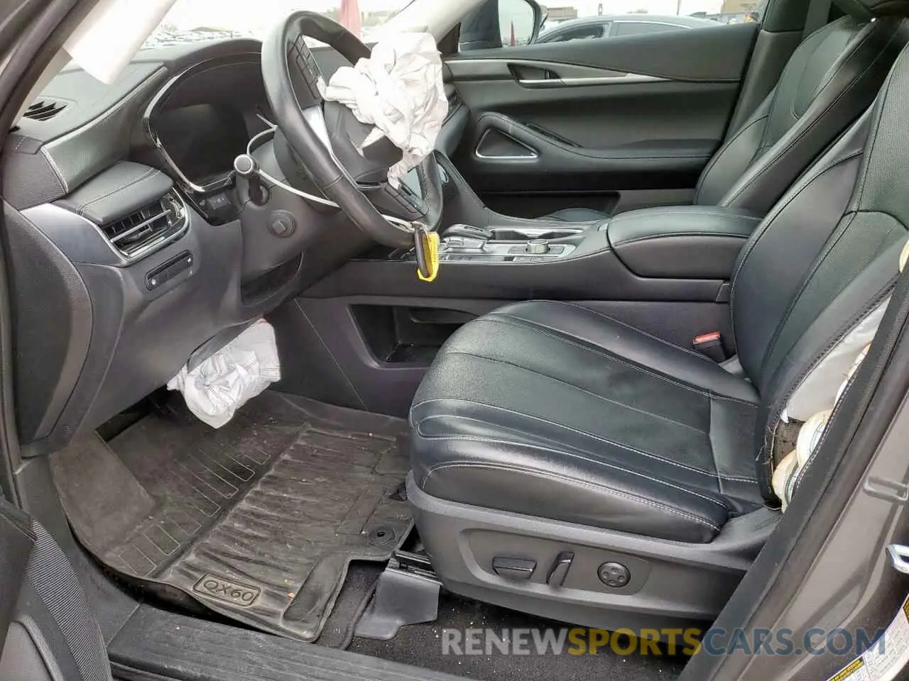 7 fotografías del automóvil dañado 5N1DL1FS6PC355279 INFINITI QX60 2023