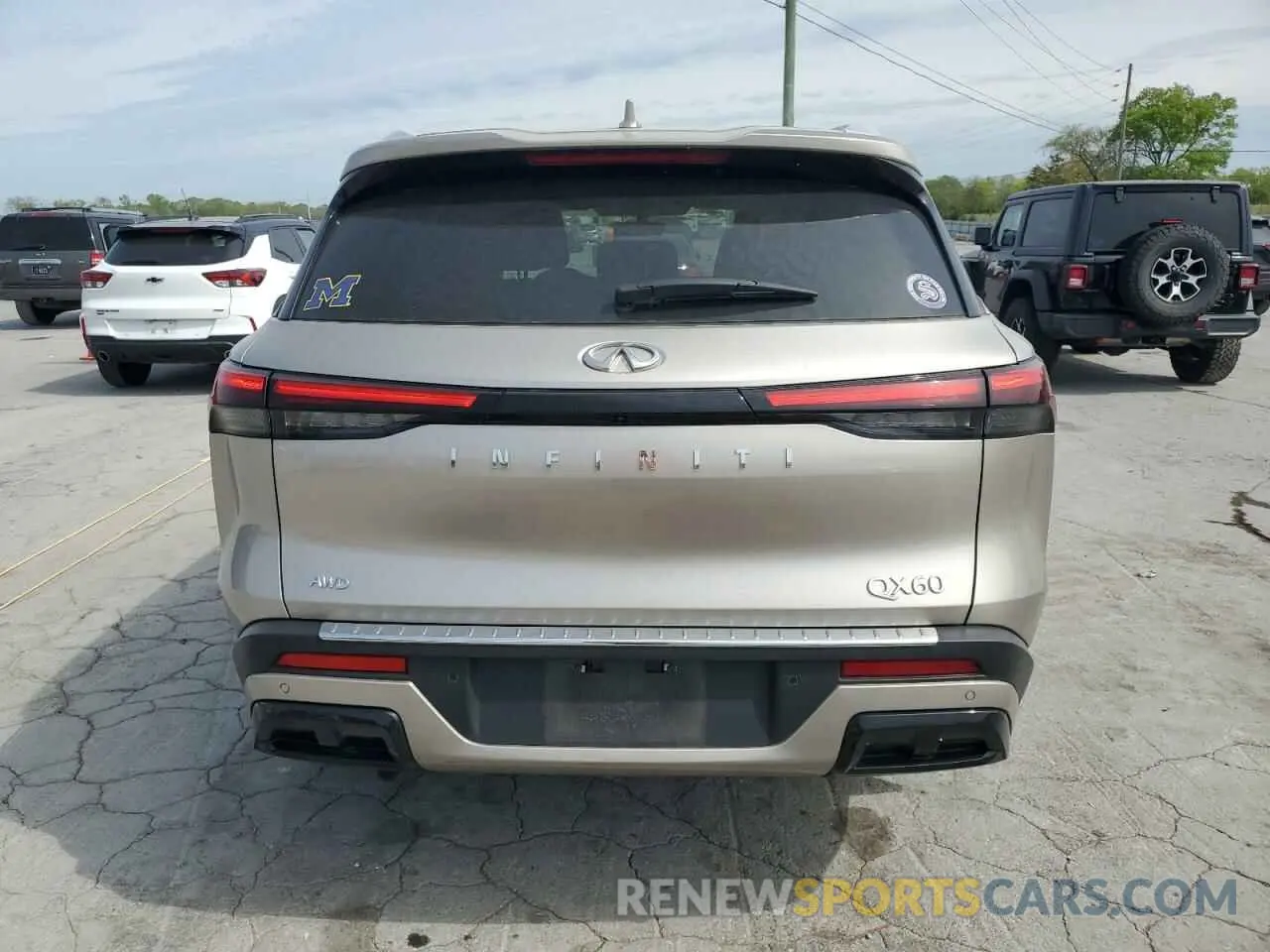 6 fotografías del automóvil dañado 5N1DL1FS6PC358179 INFINITI QX60 2023