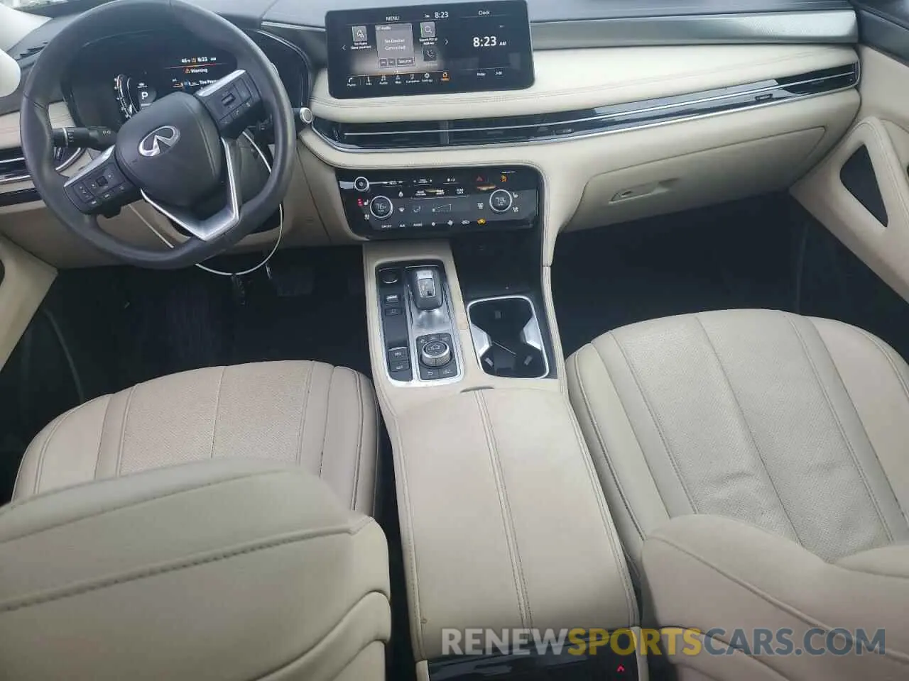 8 fotografías del automóvil dañado 5N1DL1FS7PC368302 INFINITI QX60 2023