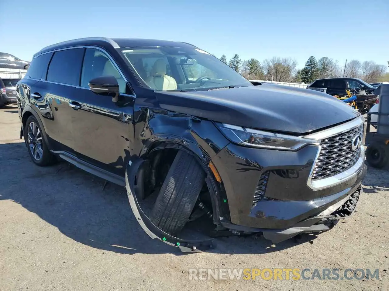4 fotografías del automóvil dañado 5N1DL1FS7PC373466 INFINITI QX60 2023