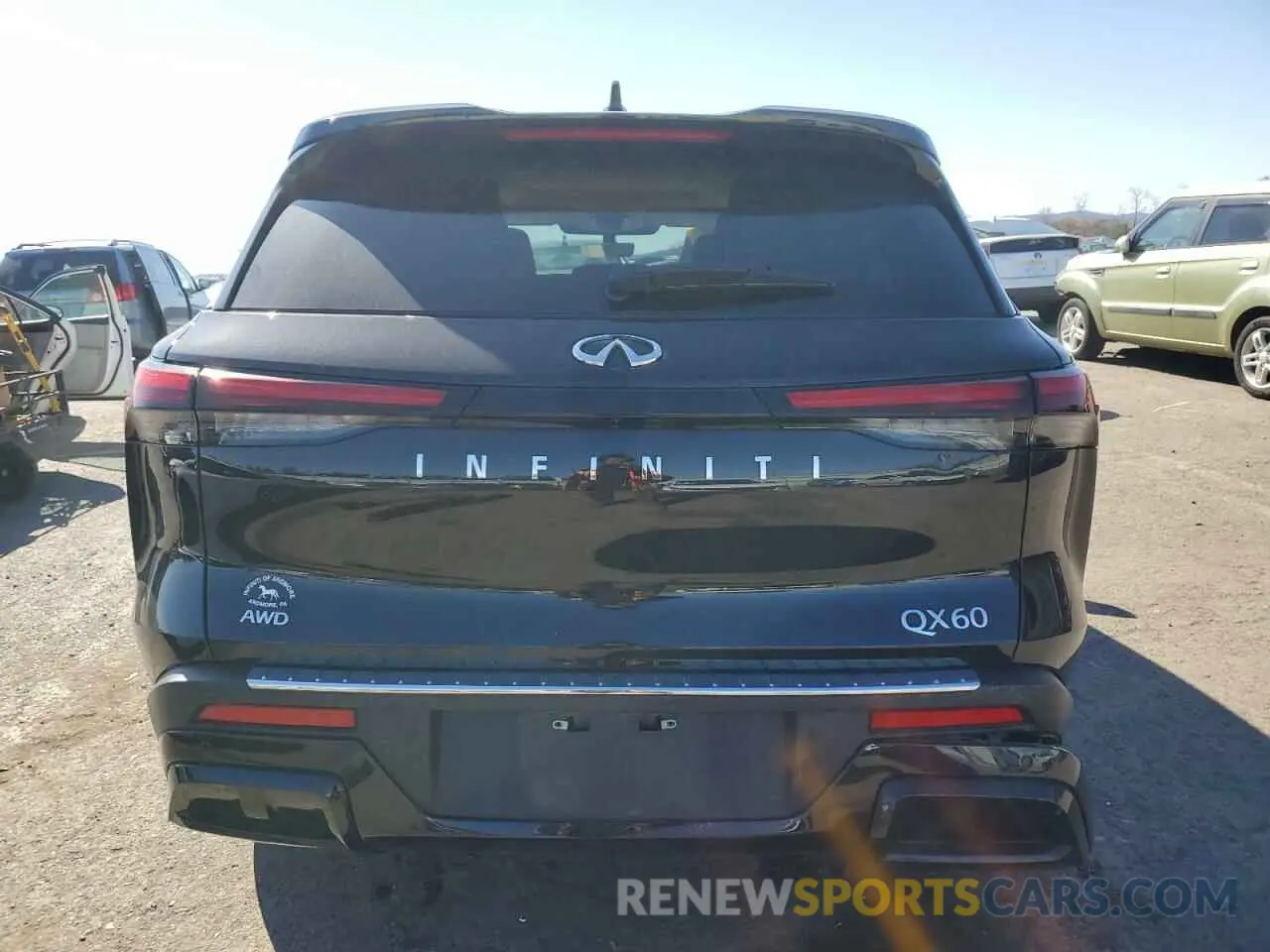 6 fotografías del automóvil dañado 5N1DL1FS7PC373466 INFINITI QX60 2023