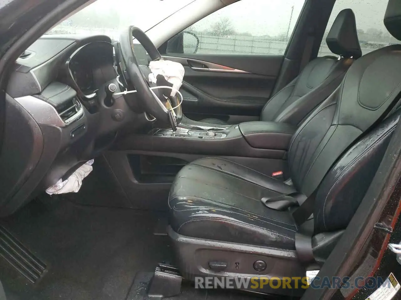 7 fotografías del automóvil dañado 5N1DL1FS9PC356071 INFINITI QX60 2023