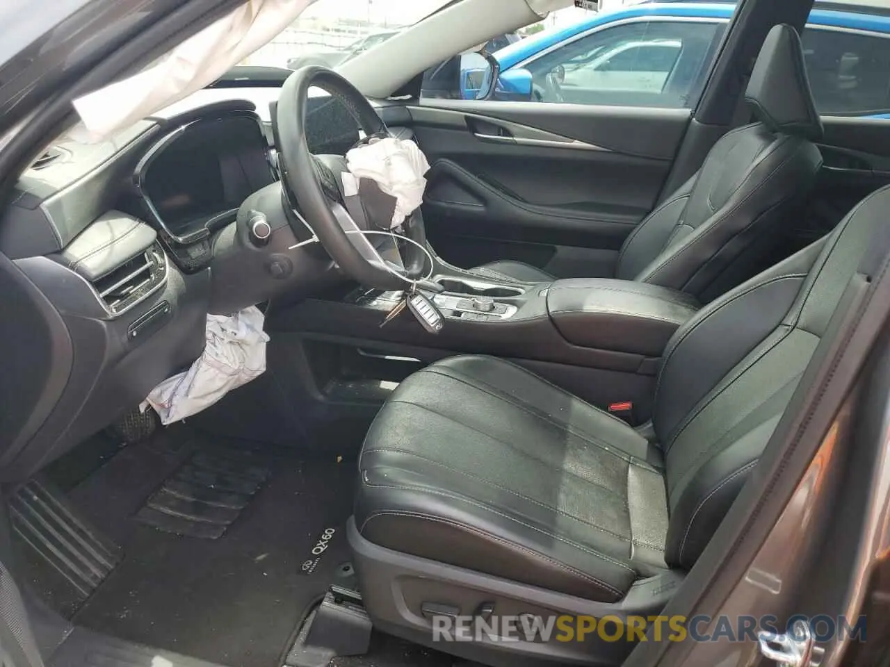 7 fotografías del automóvil dañado 5N1DL1FSXPC345970 INFINITI QX60 2023