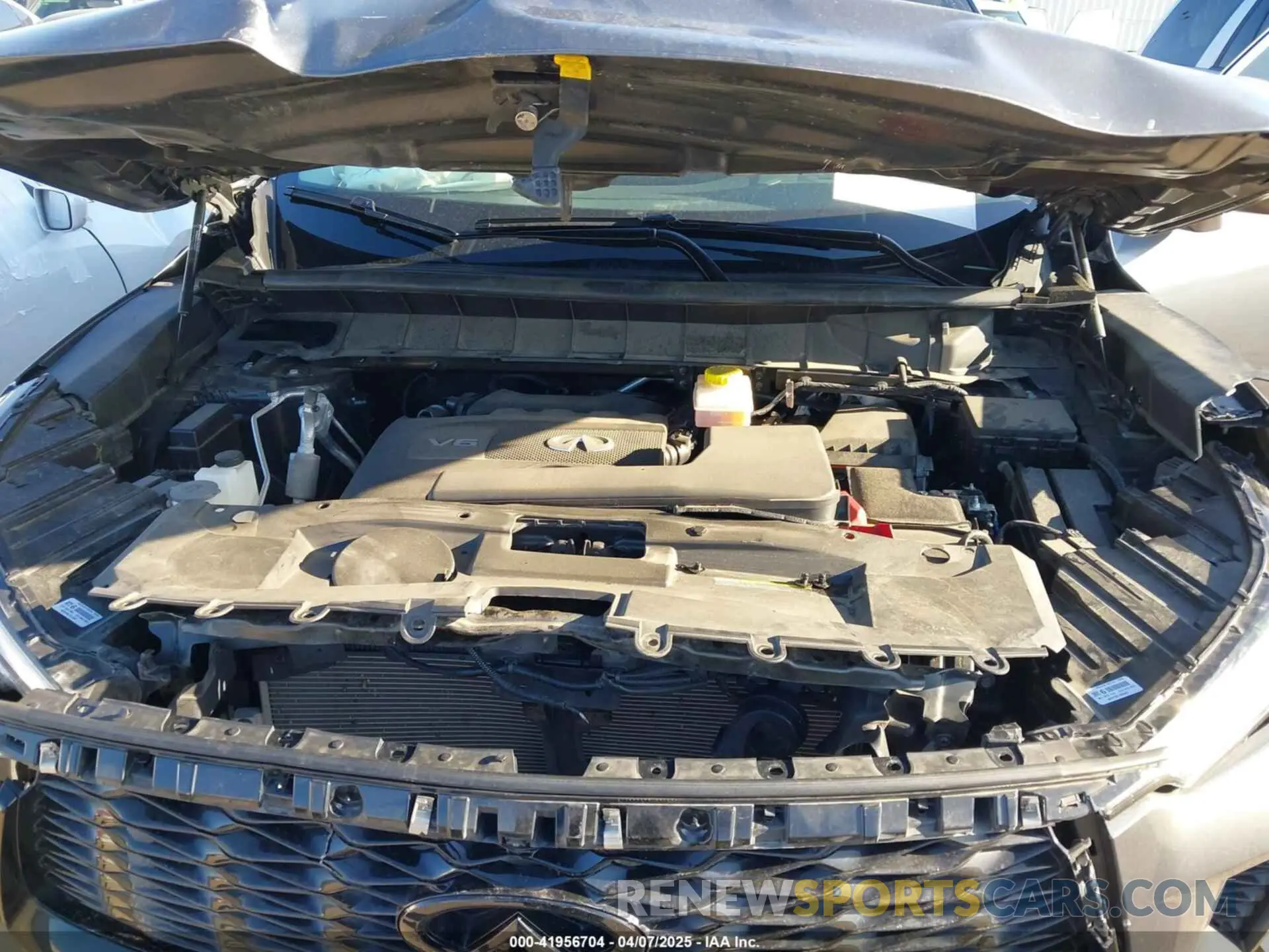 10 fotografías del automóvil dañado 5N1DL1GS1PC345029 INFINITI QX60 2023
