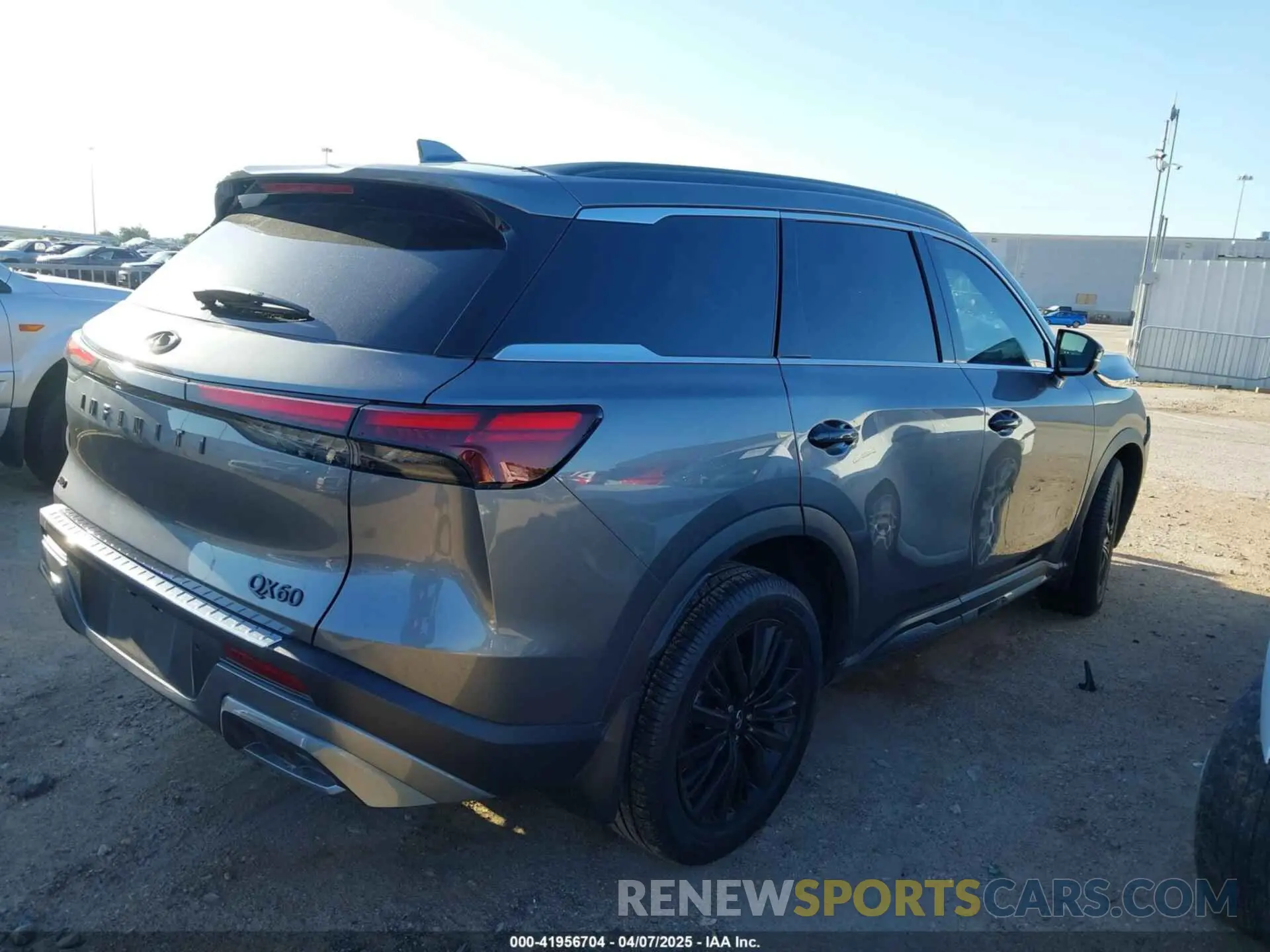 4 fotografías del automóvil dañado 5N1DL1GS1PC345029 INFINITI QX60 2023