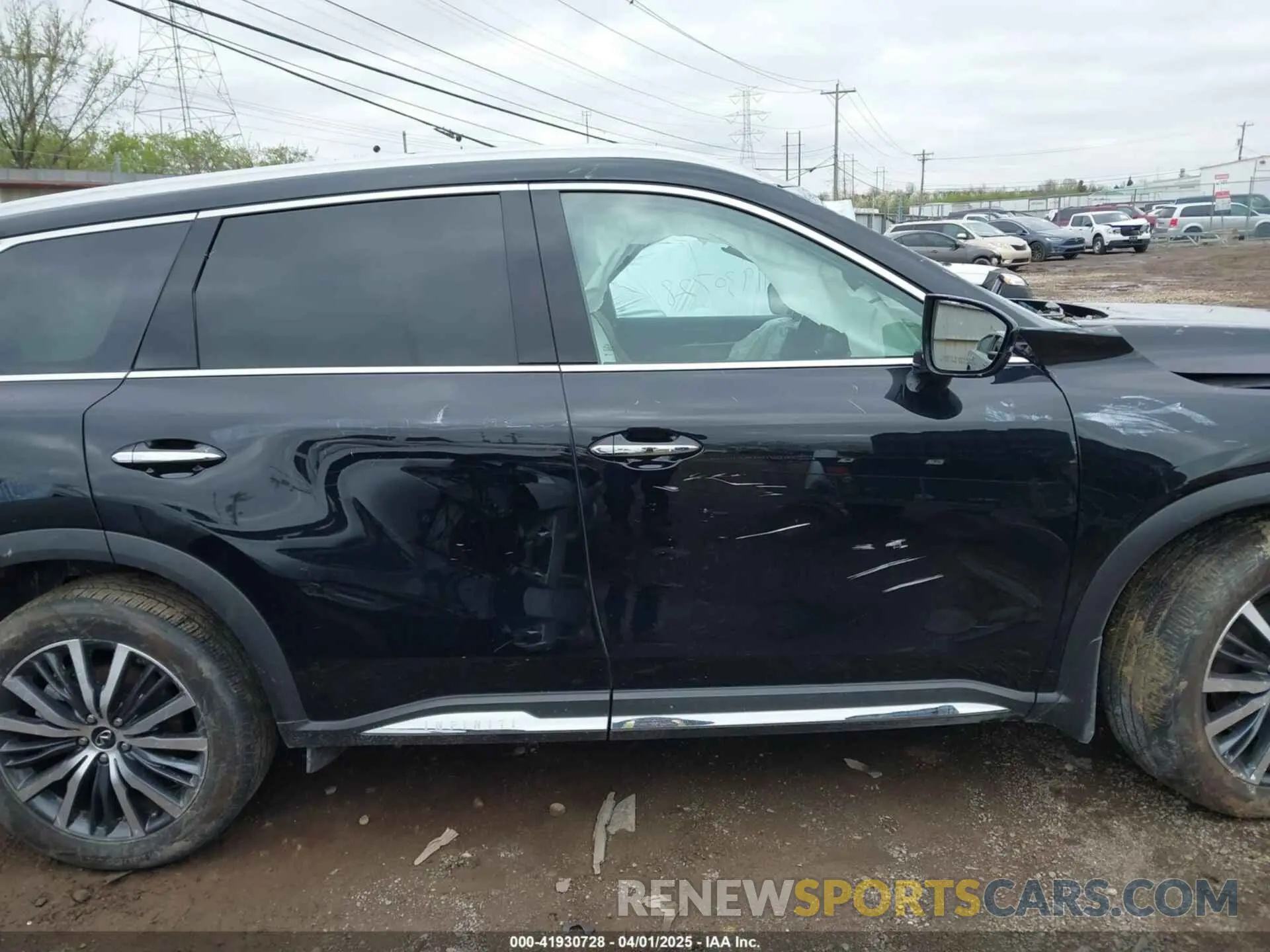 14 fotografías del automóvil dañado 5N1DL1GS3PC361913 INFINITI QX60 2023