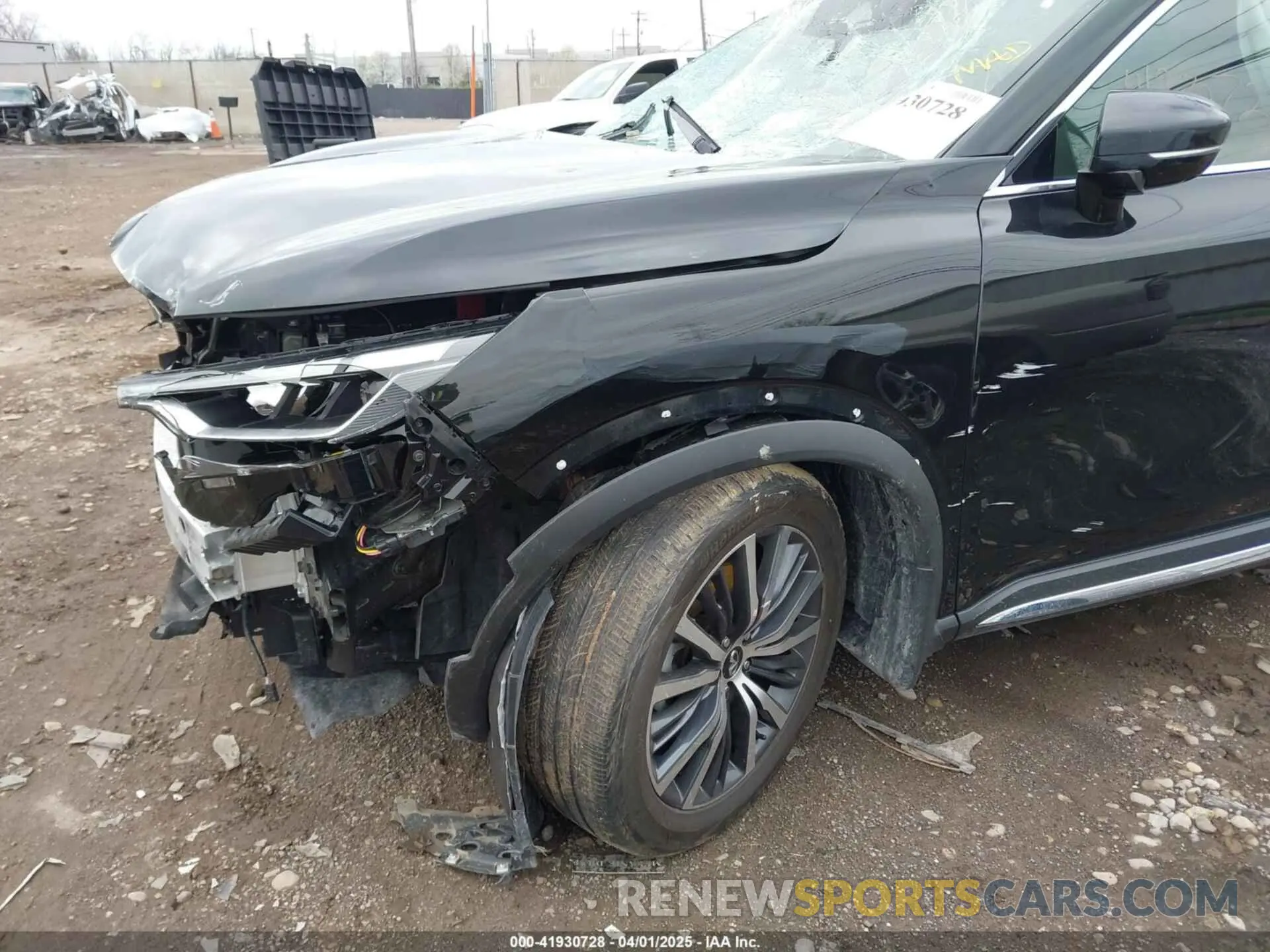 6 fotografías del automóvil dañado 5N1DL1GS3PC361913 INFINITI QX60 2023