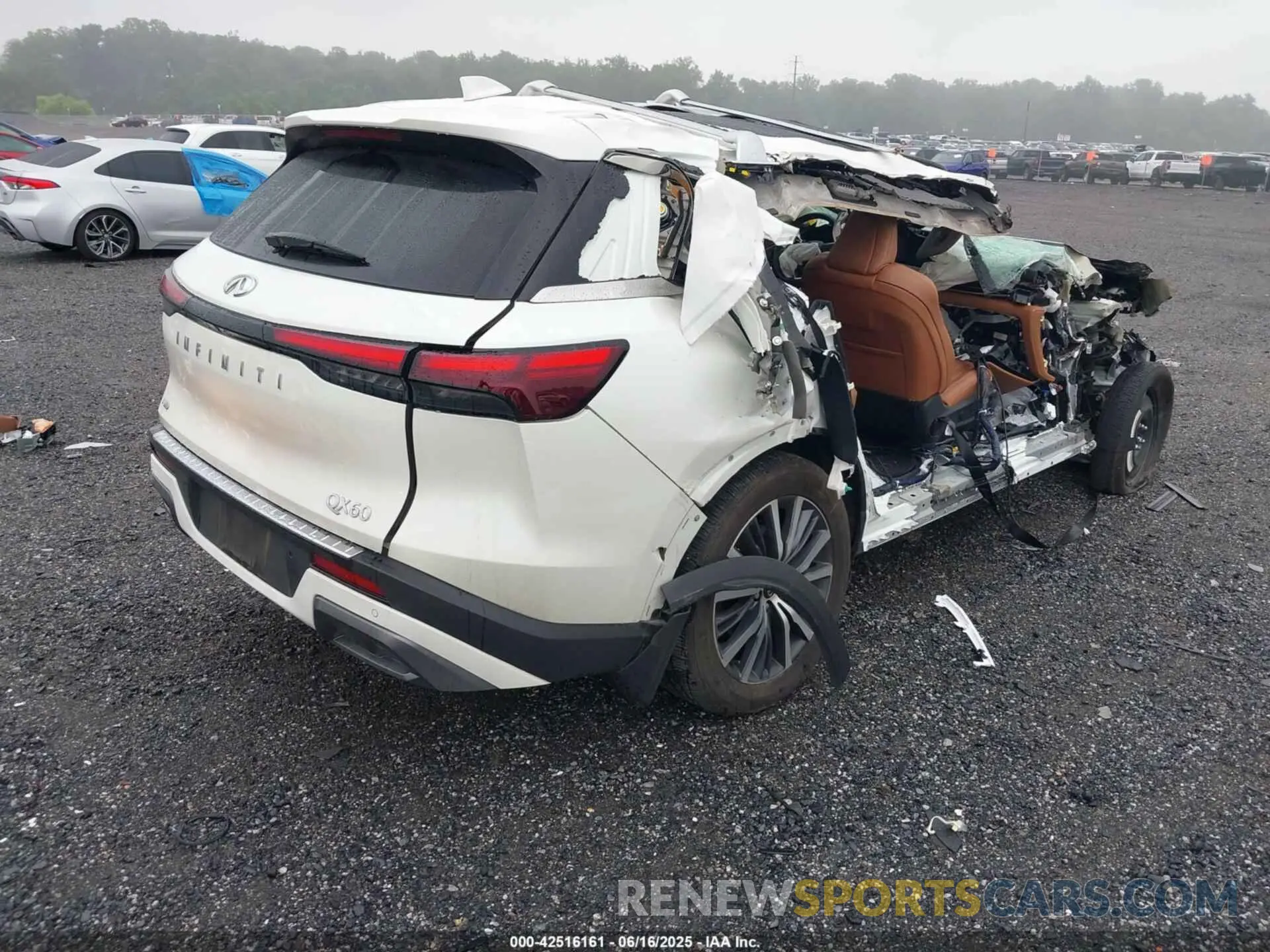 4 fotografías del automóvil dañado 5N1DL1GS9PC358014 INFINITI QX60 2023