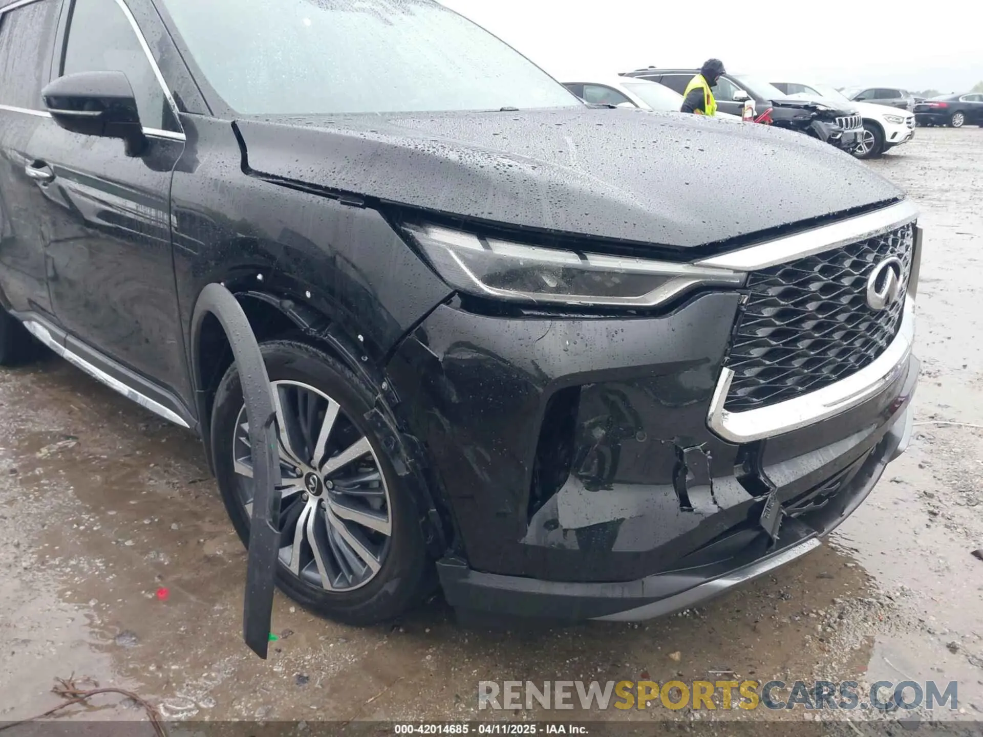 6 fotografías del automóvil dañado 5N1DL1HU6PC352171 INFINITI QX60 2023