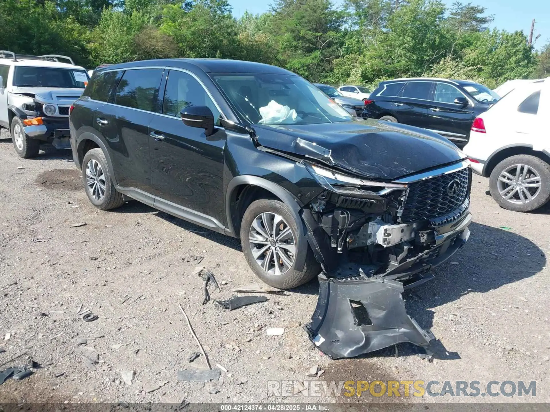 1 fotografías del automóvil dañado 5N1DL1ER2RC330428 INFINITI QX60 2024