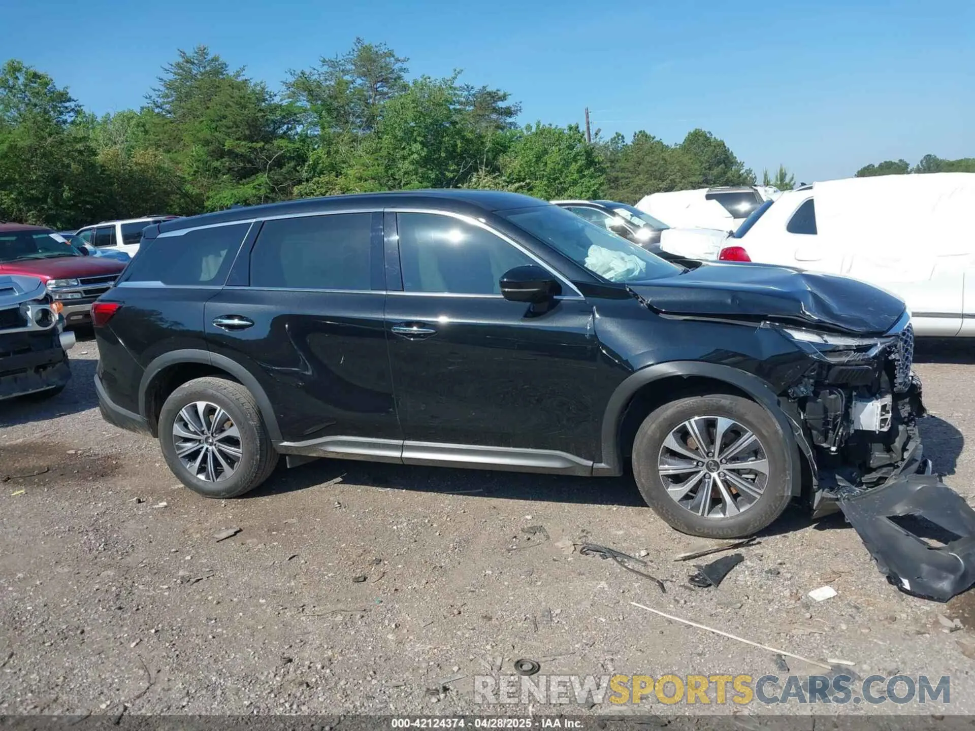 13 fotografías del automóvil dañado 5N1DL1ER2RC330428 INFINITI QX60 2024