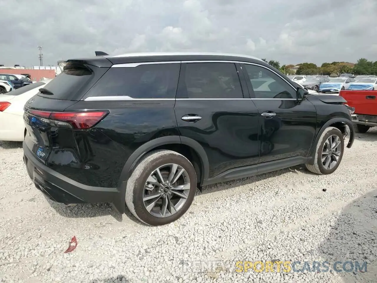 3 fotografías del automóvil dañado 5N1DL1FR1RC345369 INFINITI QX60 2024