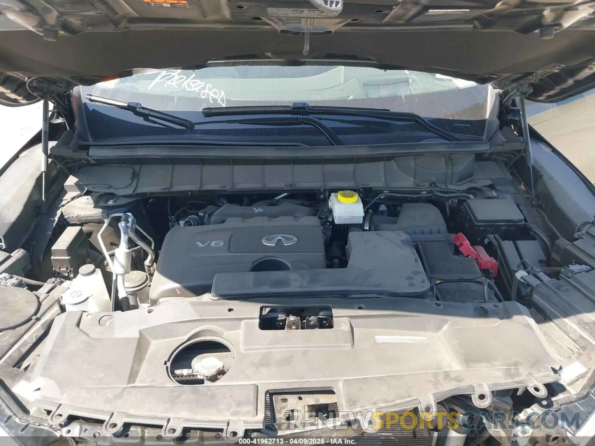 10 fotografías del automóvil dañado 5N1DL1FR3RC342666 INFINITI QX60 2024