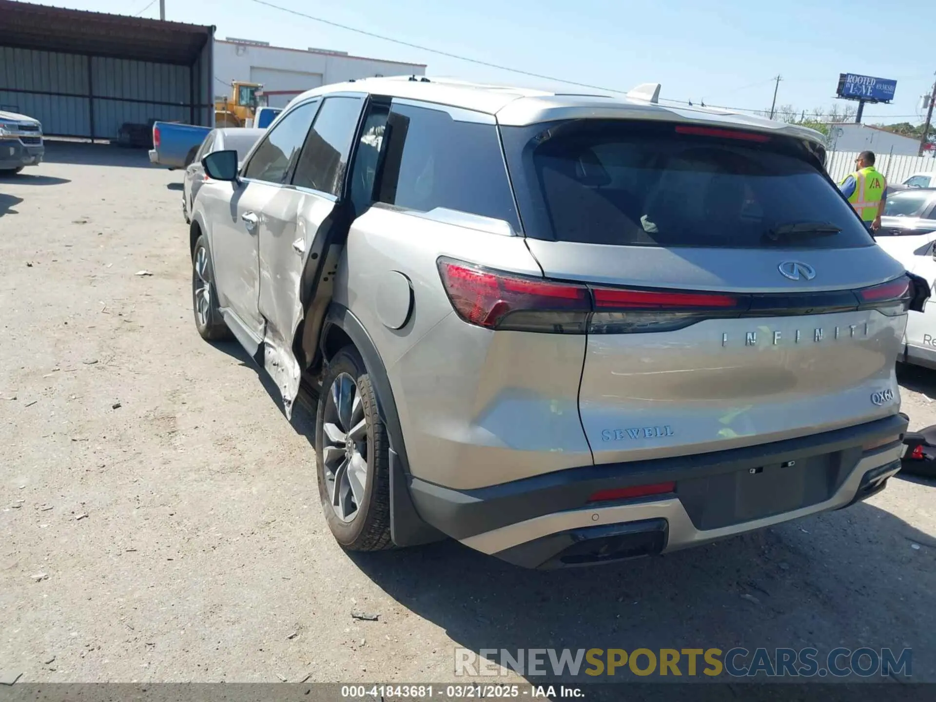3 fotografías del automóvil dañado 5N1DL1FR6RC344203 INFINITI QX60 2024