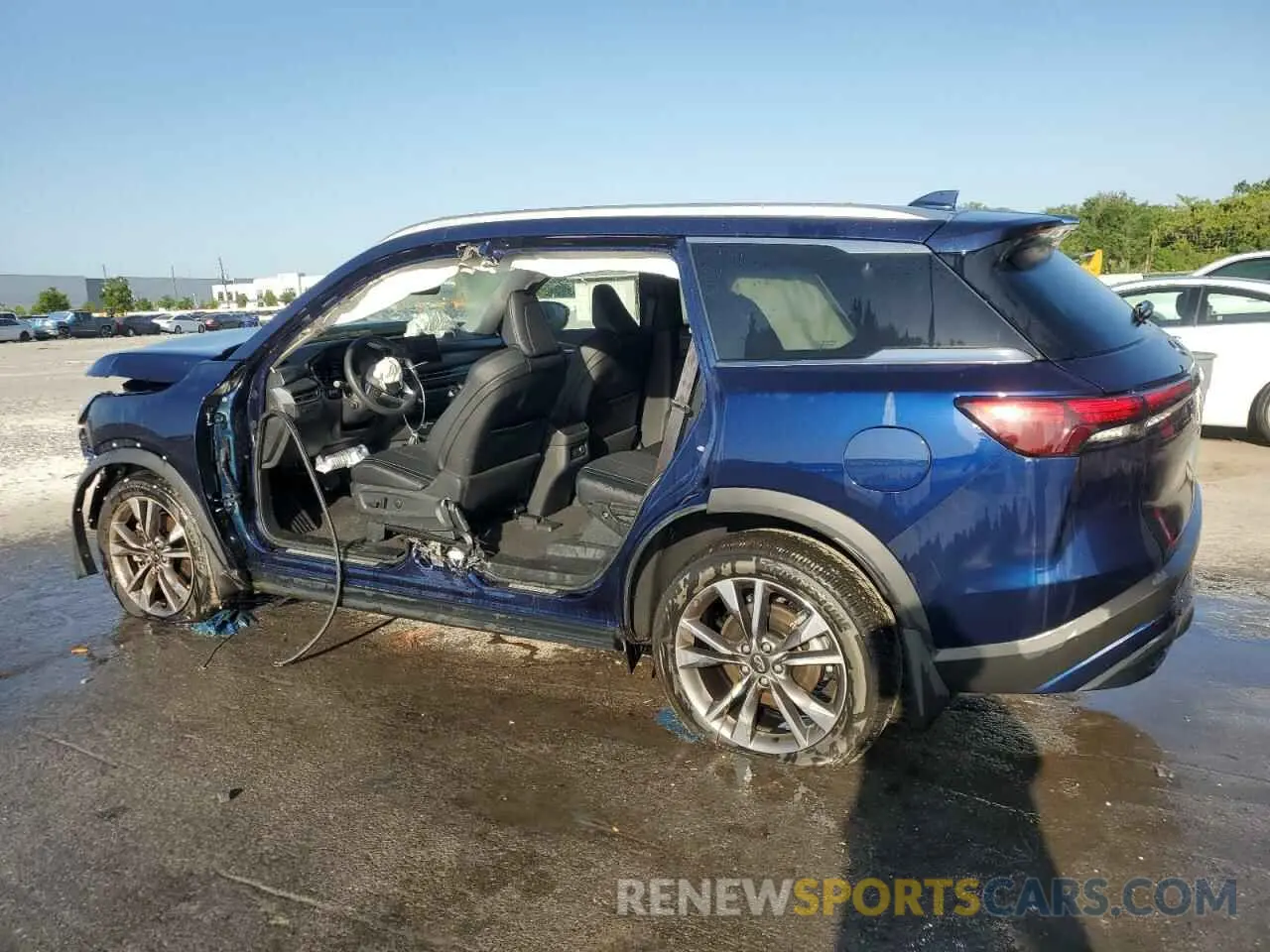 2 fotografías del automóvil dañado 5N1DL1FRXRC344608 INFINITI QX60 2024