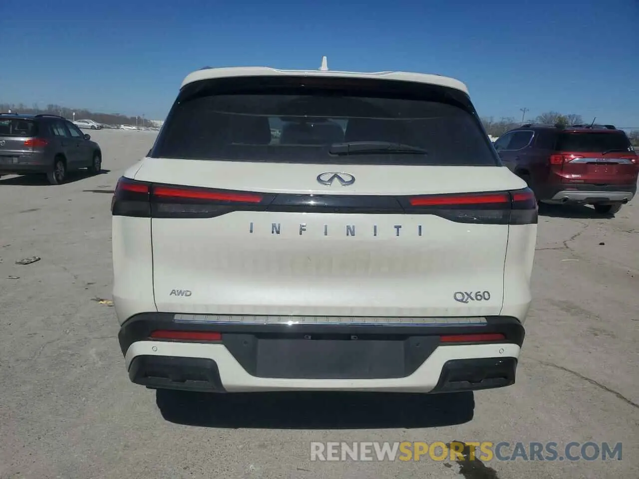 6 fotografías del automóvil dañado 5N1DL1FS2RC353614 INFINITI QX60 2024