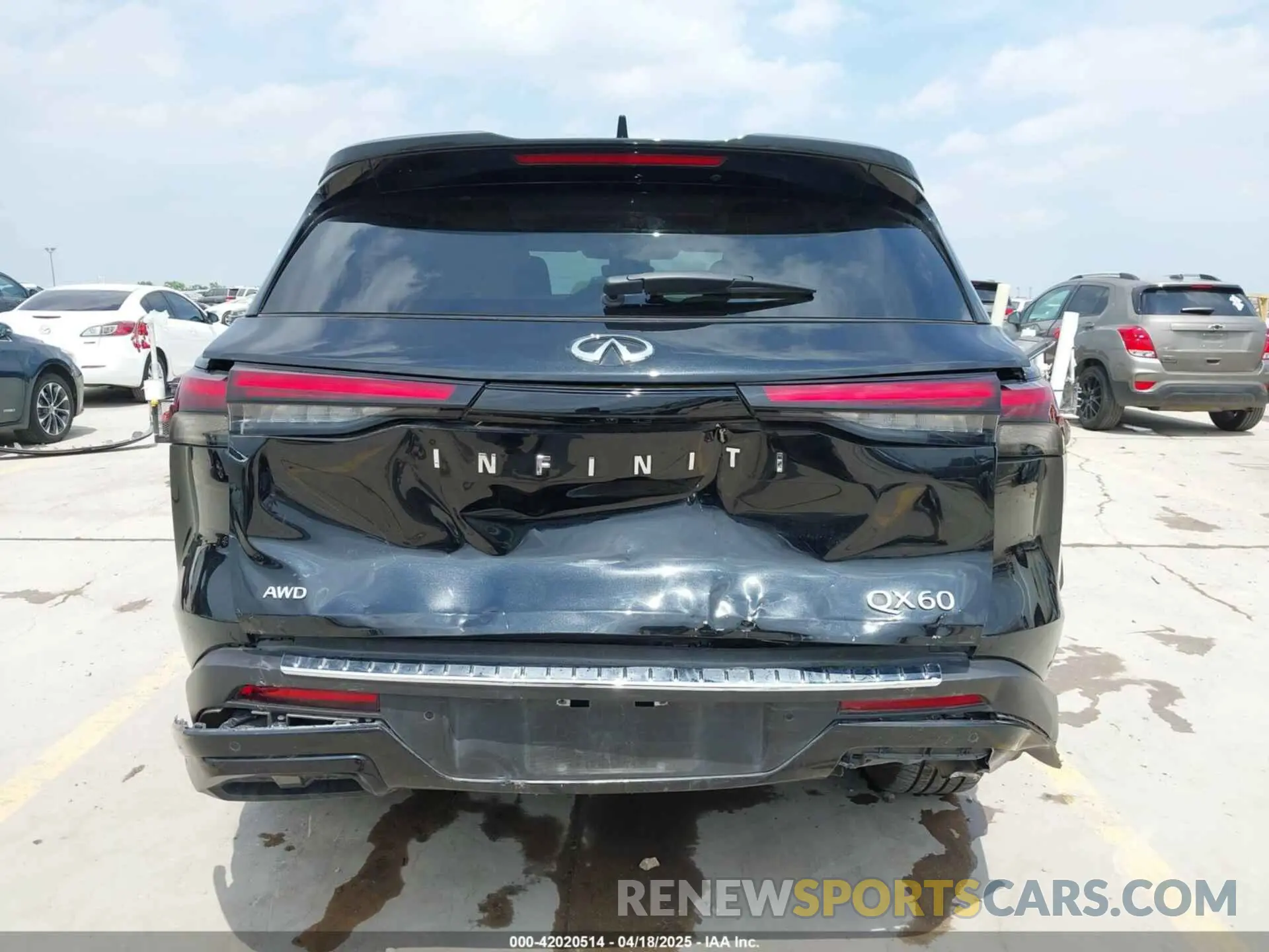 17 fotografías del automóvil dañado 5N1DL1FS8RC339717 INFINITI QX60 2024