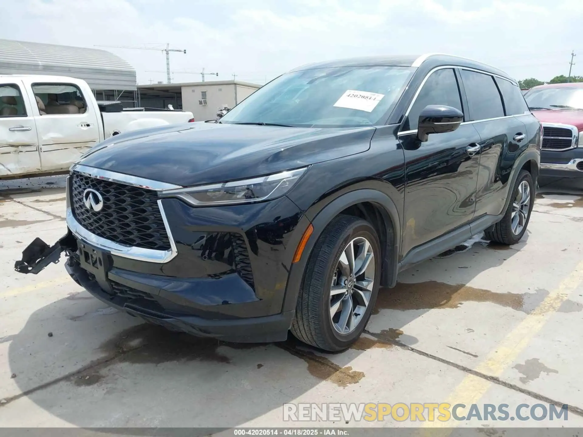 2 fotografías del automóvil dañado 5N1DL1FS8RC339717 INFINITI QX60 2024