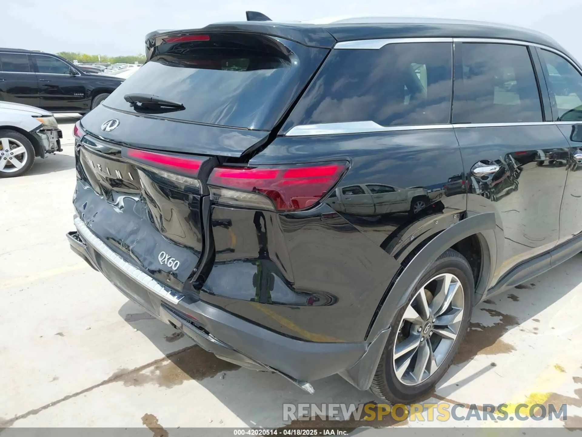 6 fotografías del automóvil dañado 5N1DL1FS8RC339717 INFINITI QX60 2024