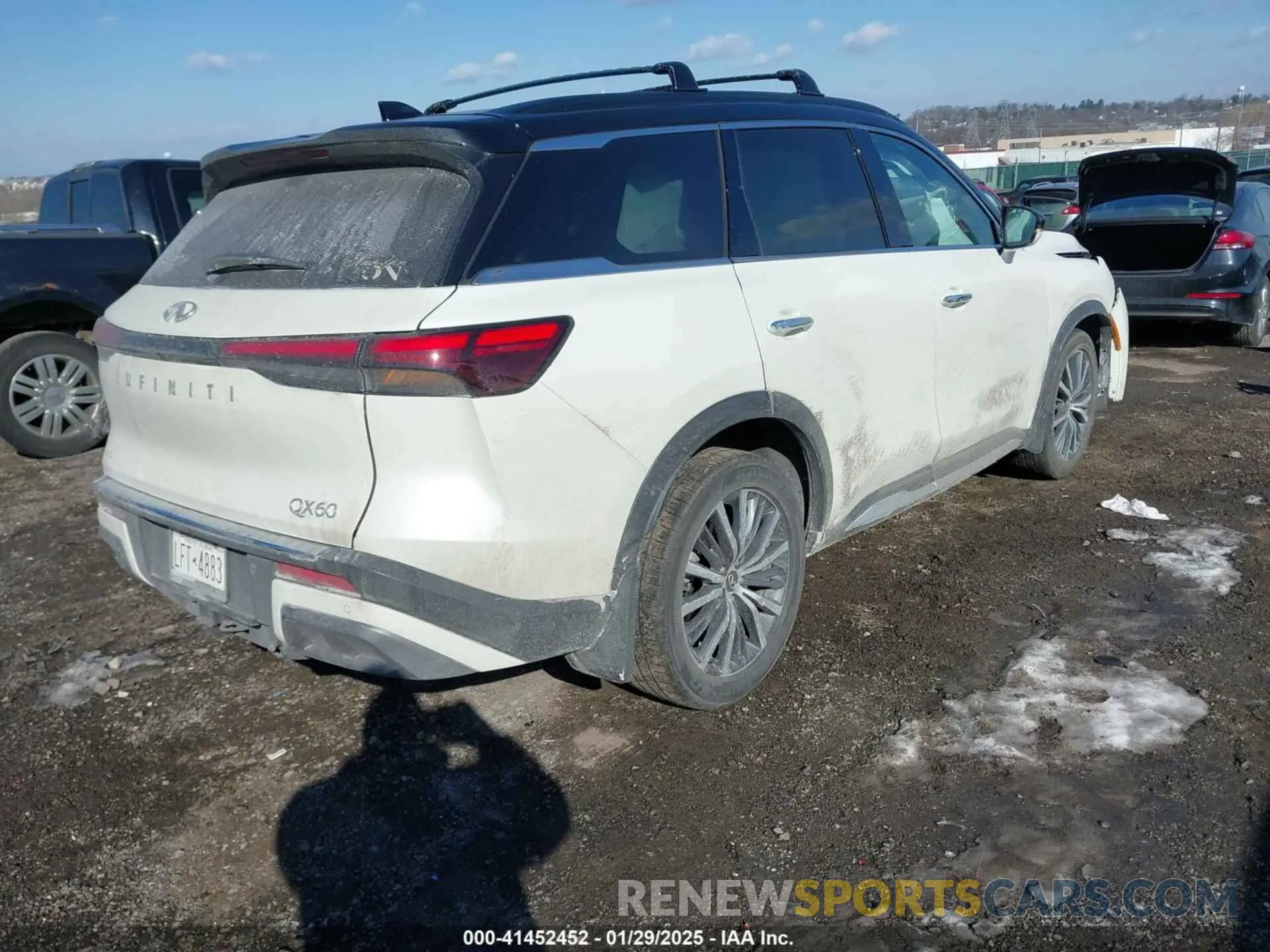 4 fotografías del automóvil dañado 5N1DL1HU8RC331986 INFINITI QX60 2024