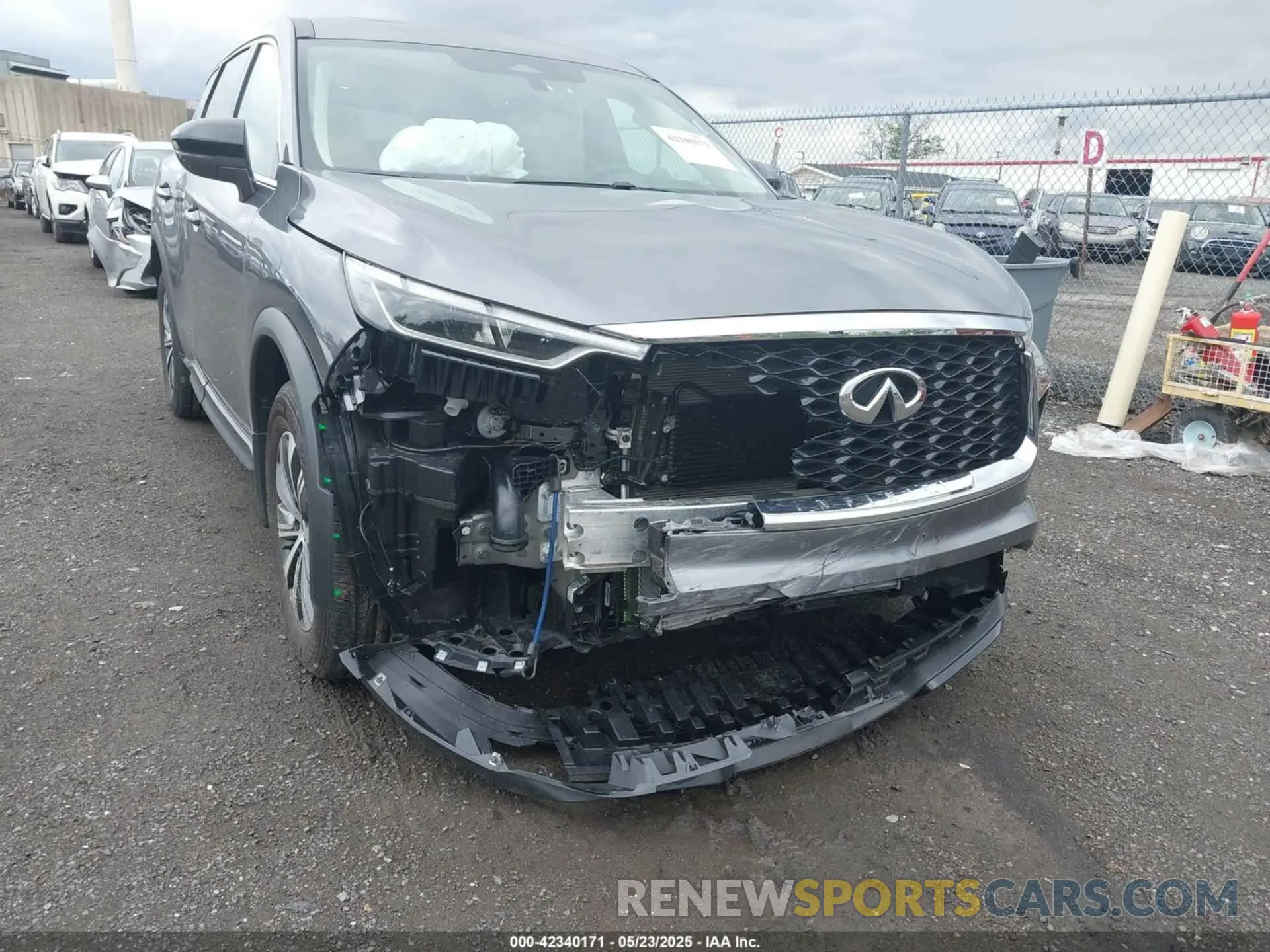 6 fotografías del automóvil dañado 5N1AL1ES1SC331789 INFINITI QX60 2025