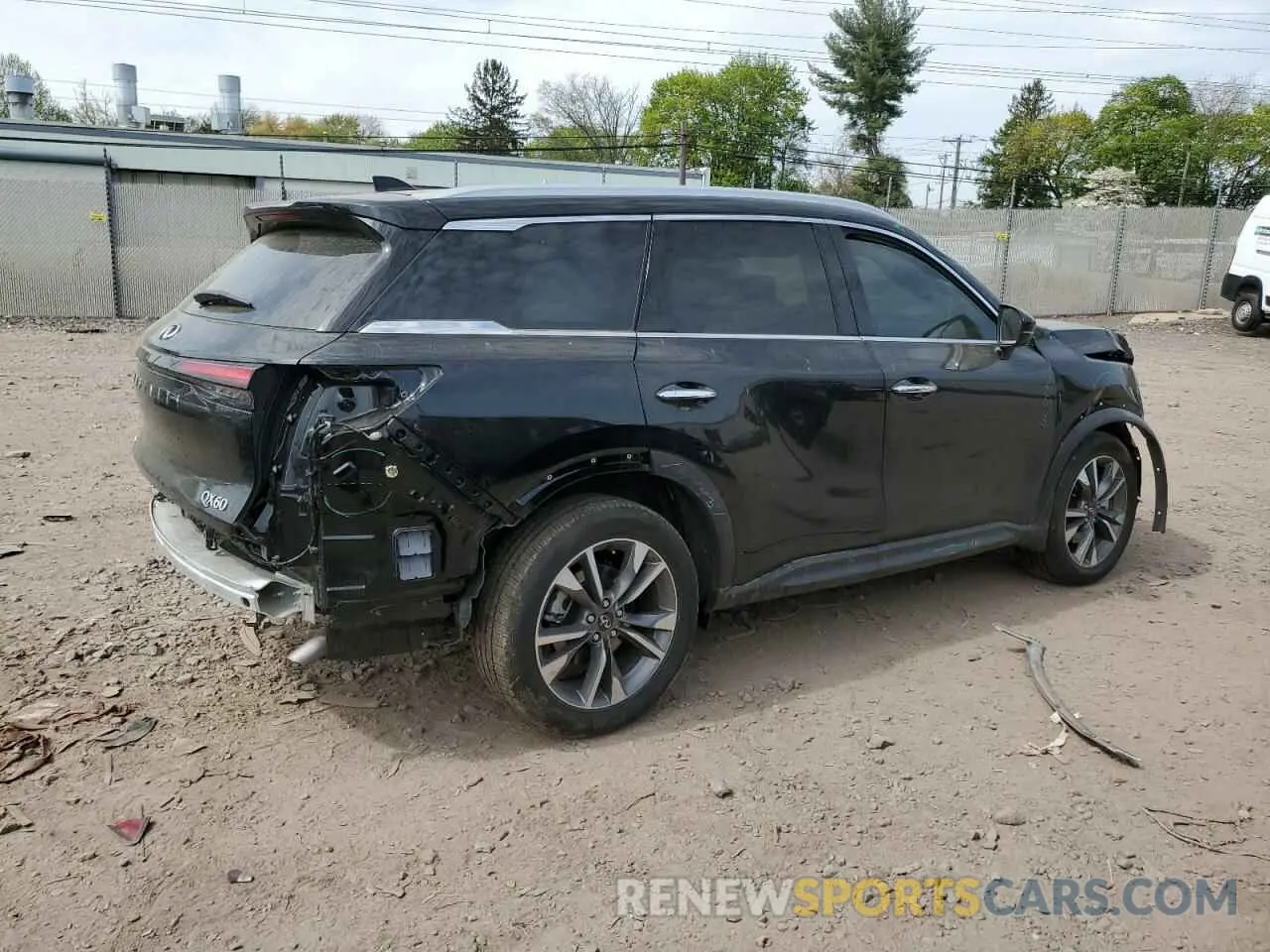 3 fotografías del automóvil dañado 5N1AL1FS5SC348500 INFINITI QX60 2025