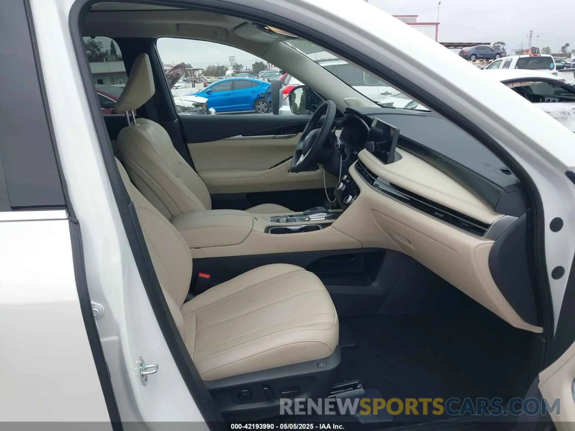5 fotografías del automóvil dañado 5N1AL1GS6SC330036 INFINITI QX60 2025